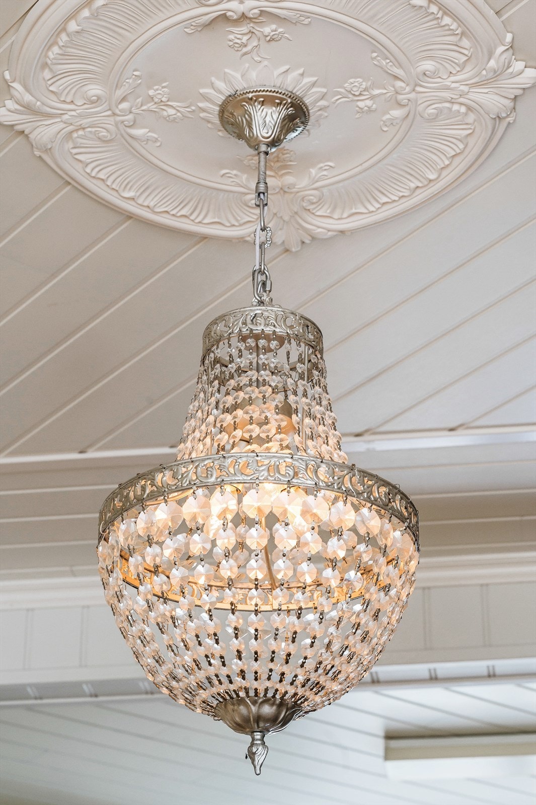 Spisestue himling med rosett. Galleribilde