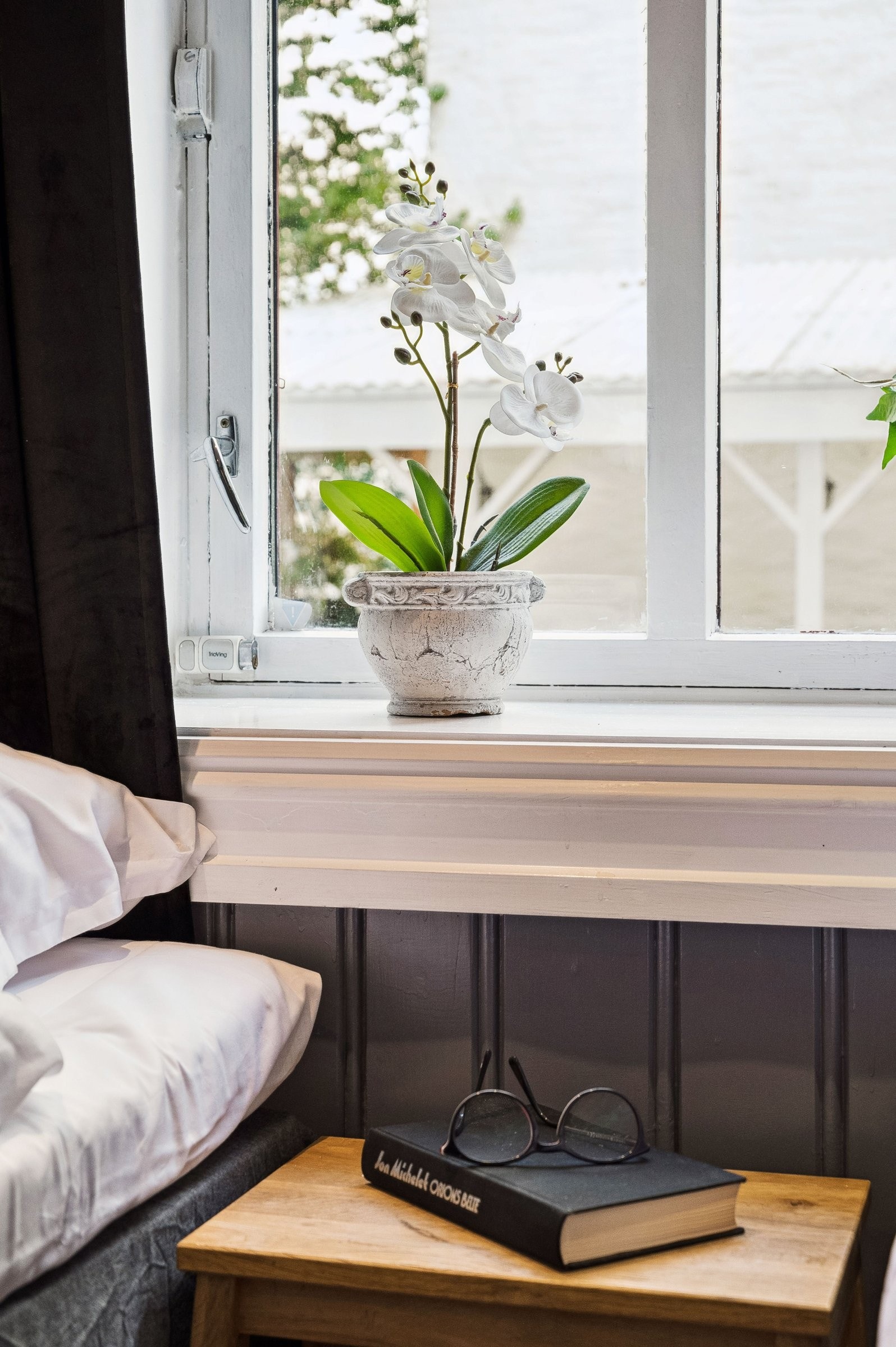 Utsikt til hyggelig bakgård. Galleribilde