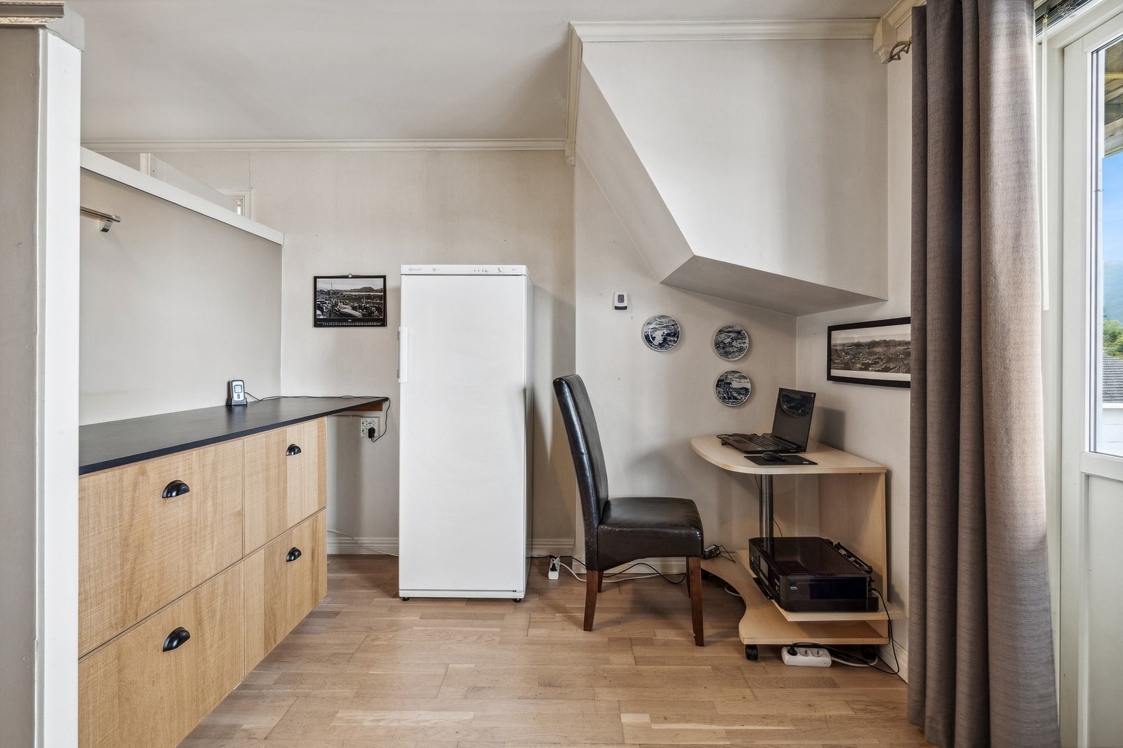 Her er det godt med oppbevaringsmuligheter. Galleribilde