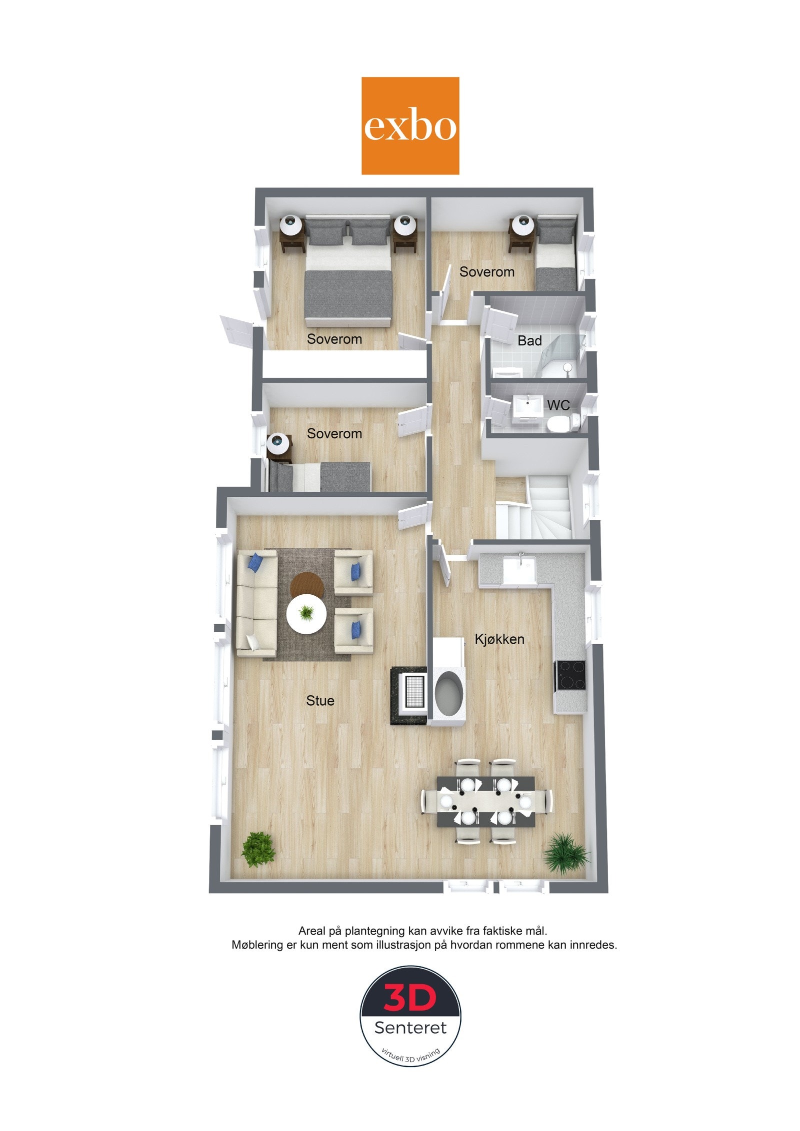Plantegning 1. Etasje Galleribilde