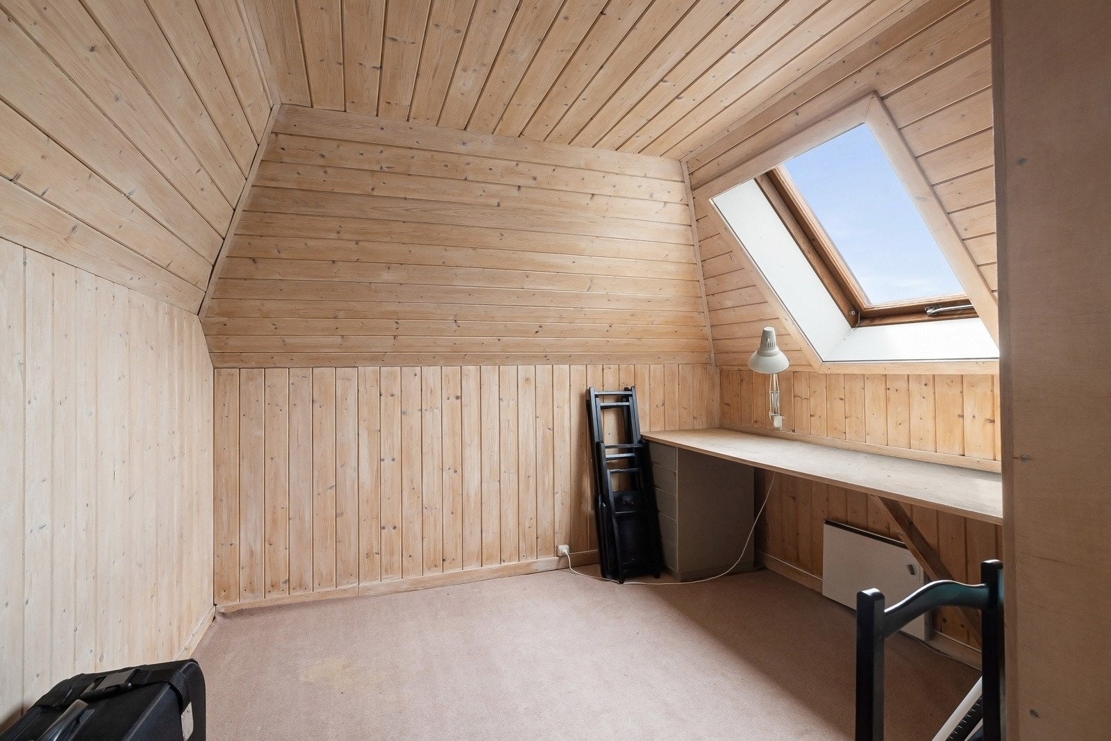 Innredet rom på loftet. Galleribilde