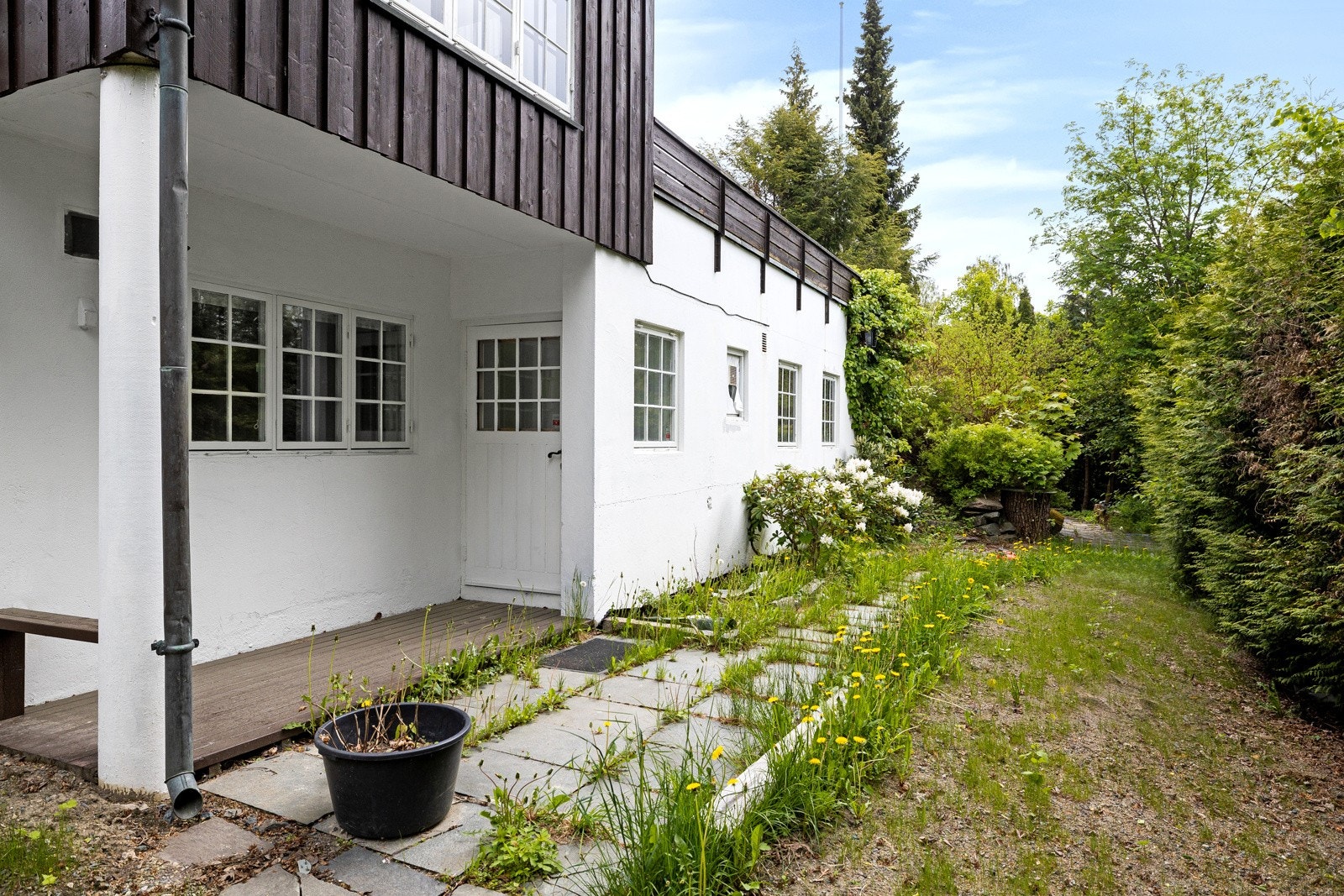 Inngang til underetasjen. Galleribilde