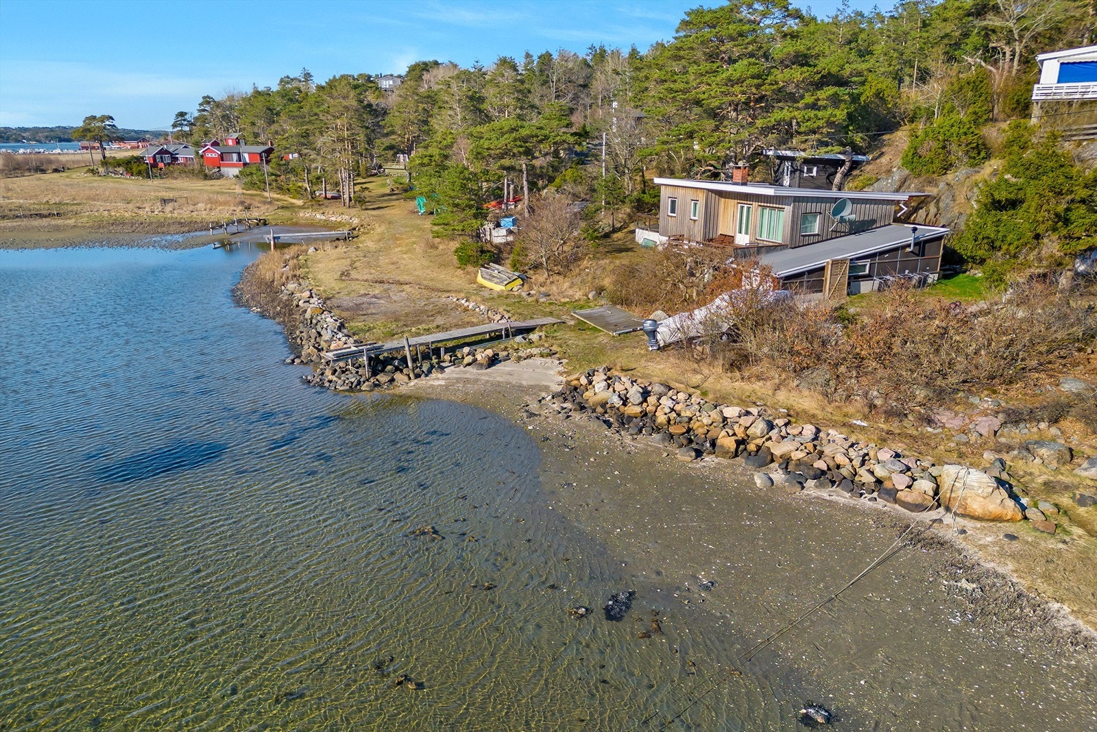 Båthus er tilbygget boligen i nyere tid. Galleribilde