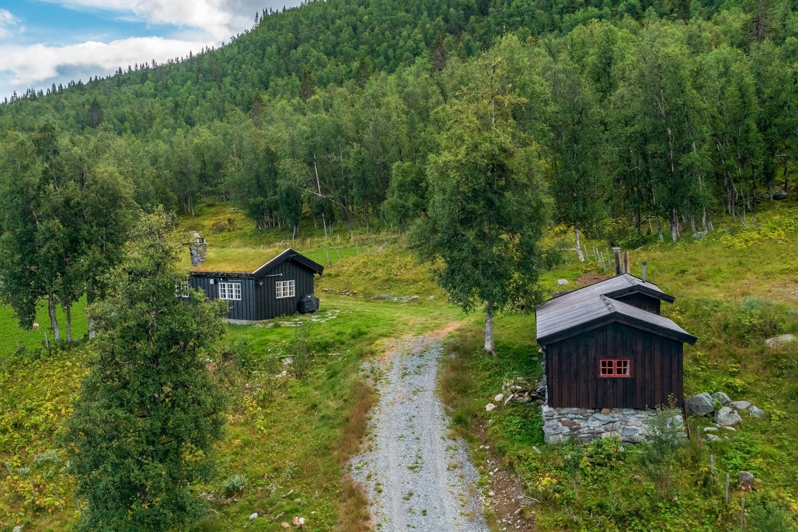 Tunet. Uthuset til høyre :) Galleribilde