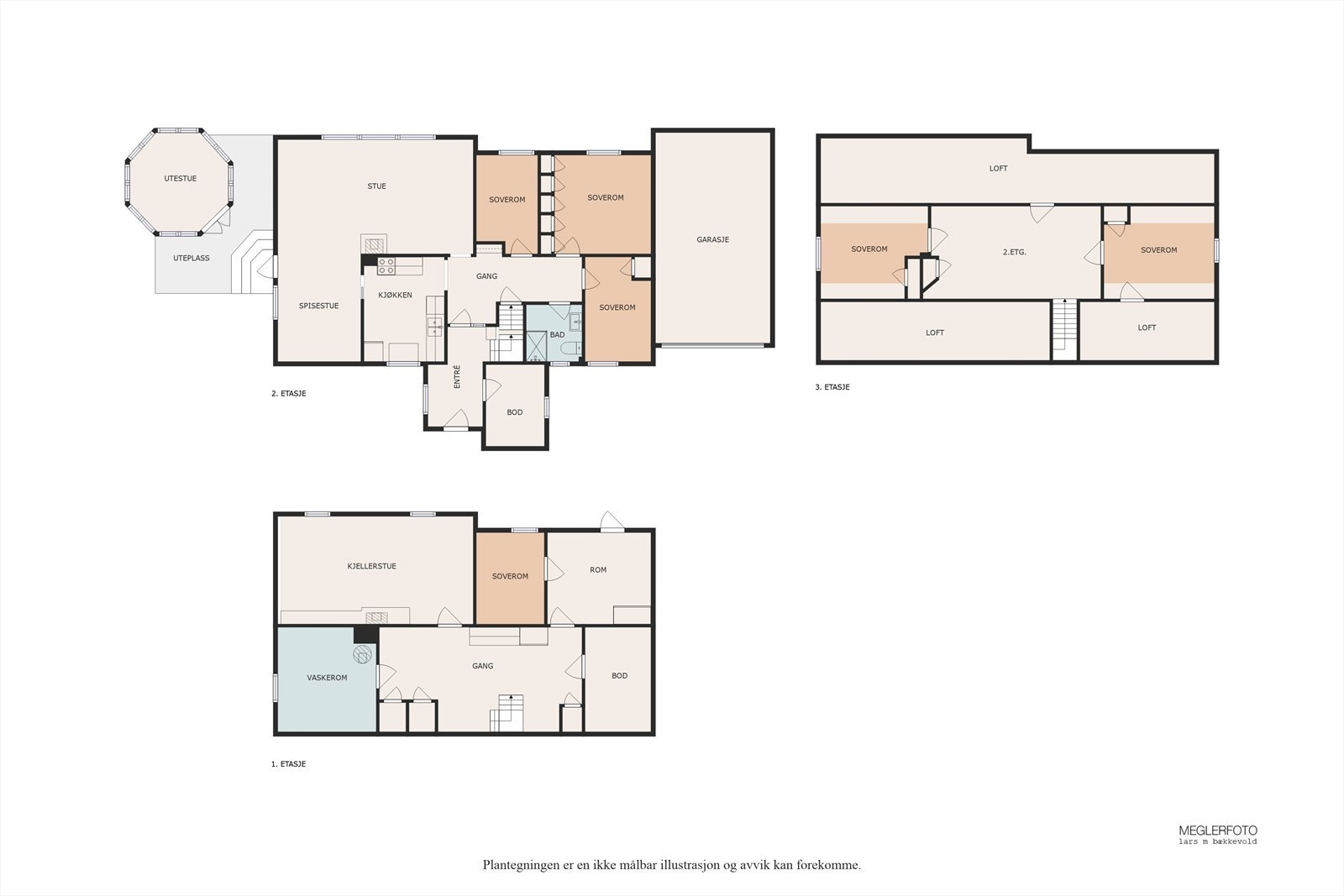 Samlet plantegning Galleribilde