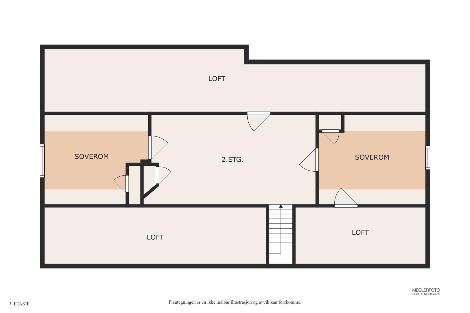 Plantegning av loft Galleribilde