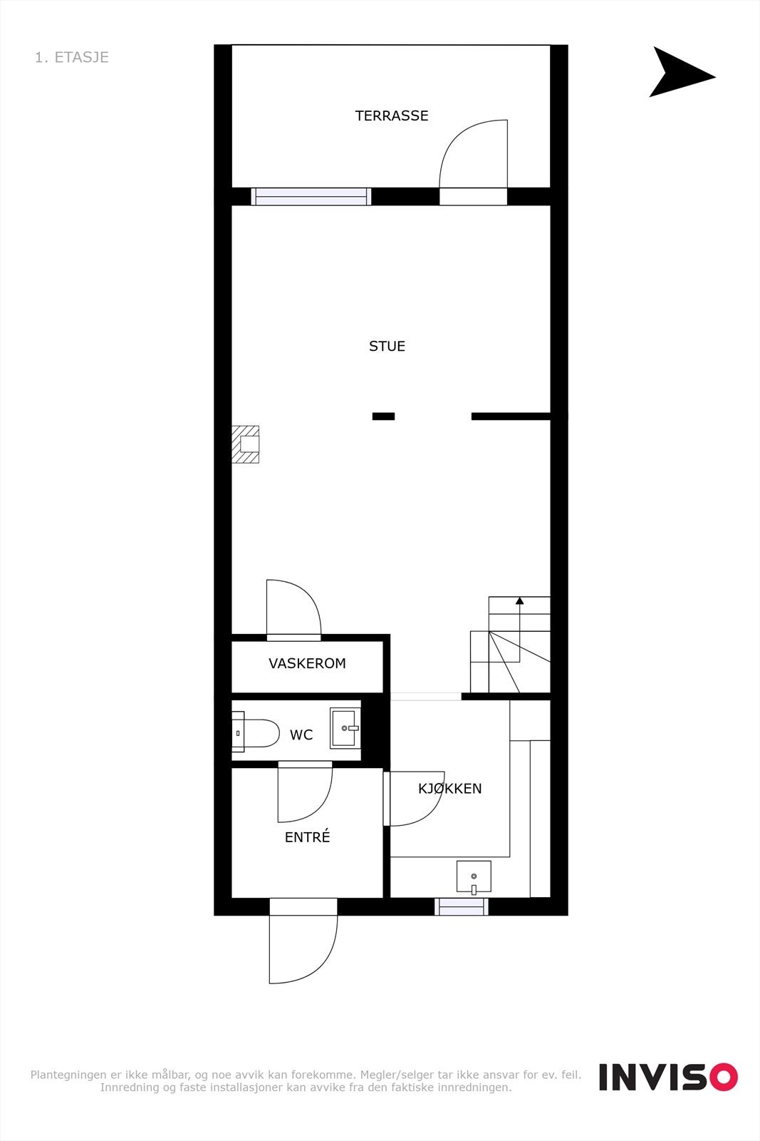 Plantegning 1.etasje Galleribilde