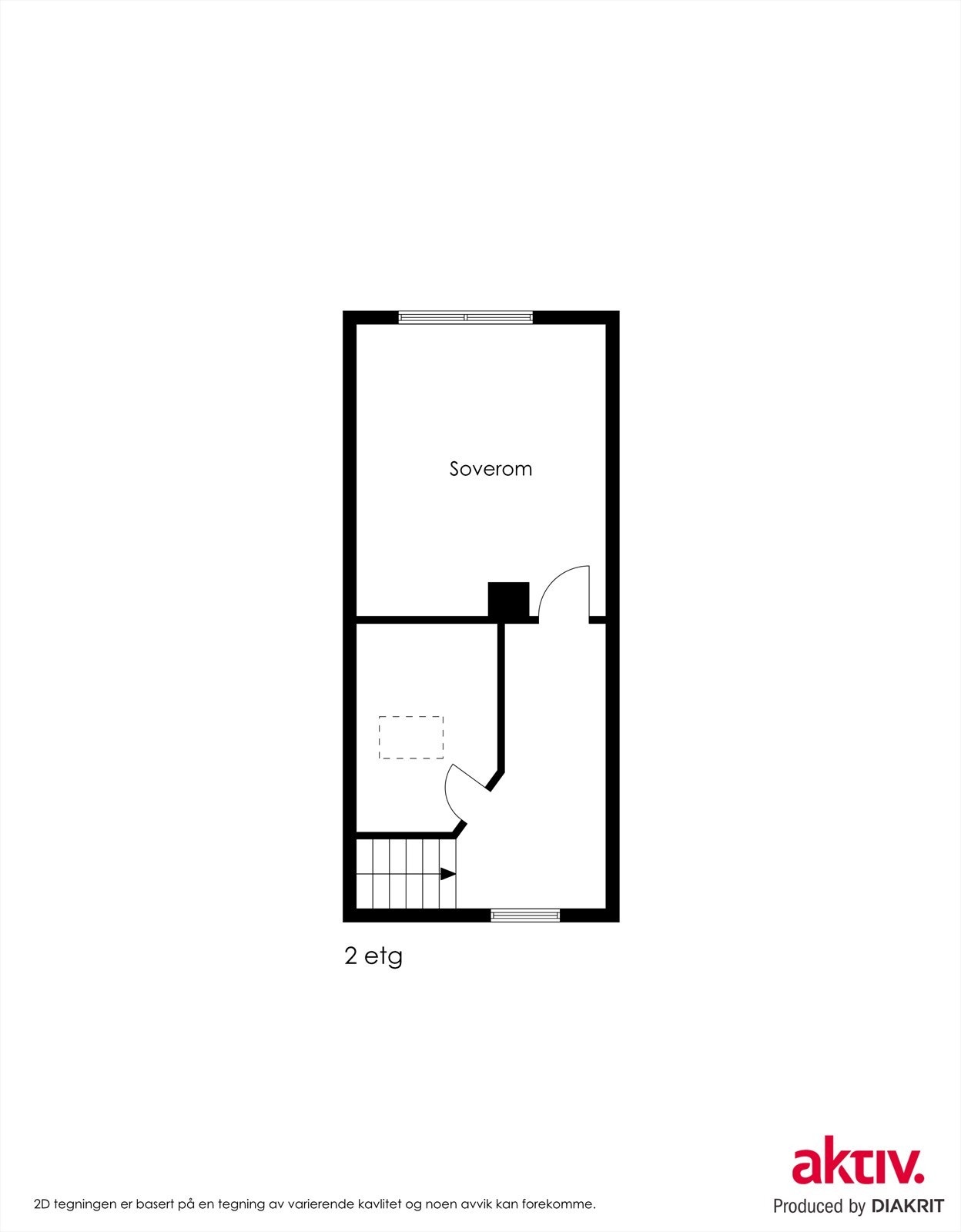 2d plantegning 2.etasje Galleribilde