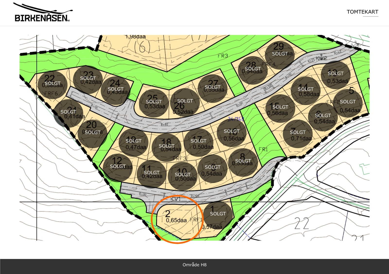 Unik mulighet på en tomt vi har beholdt selv i lengre tid. Galleribilde