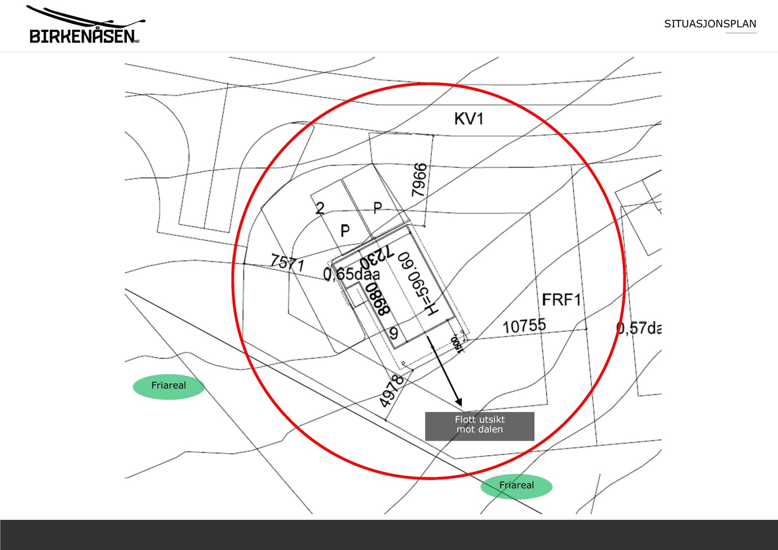 Situasjonsplan Galleribilde