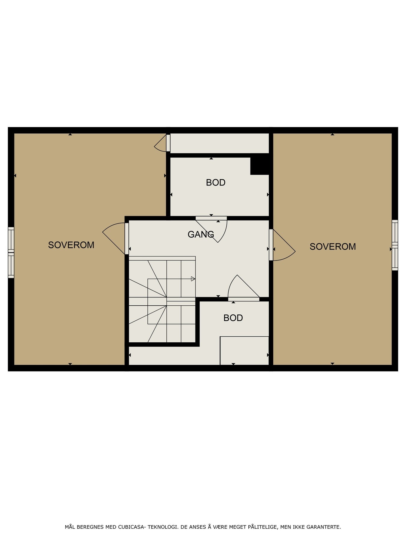 Planskisse loft. Galleribilde