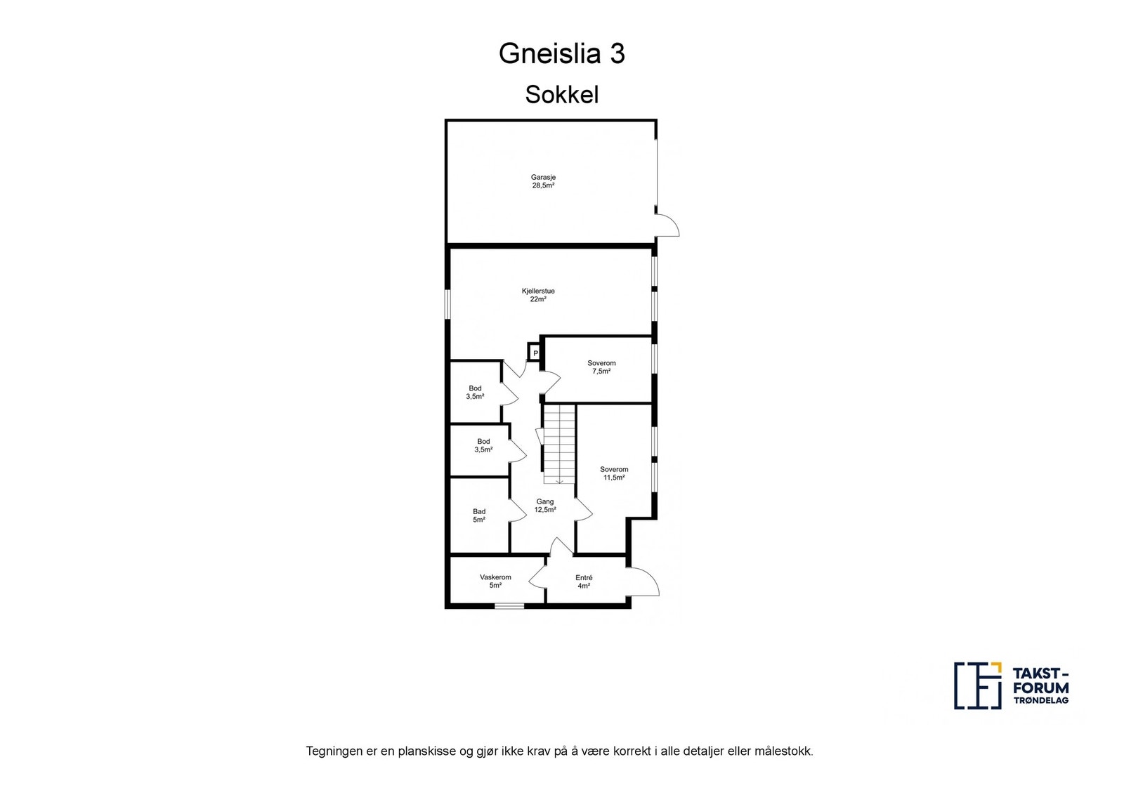 Plantegning sokkel. Galleribilde