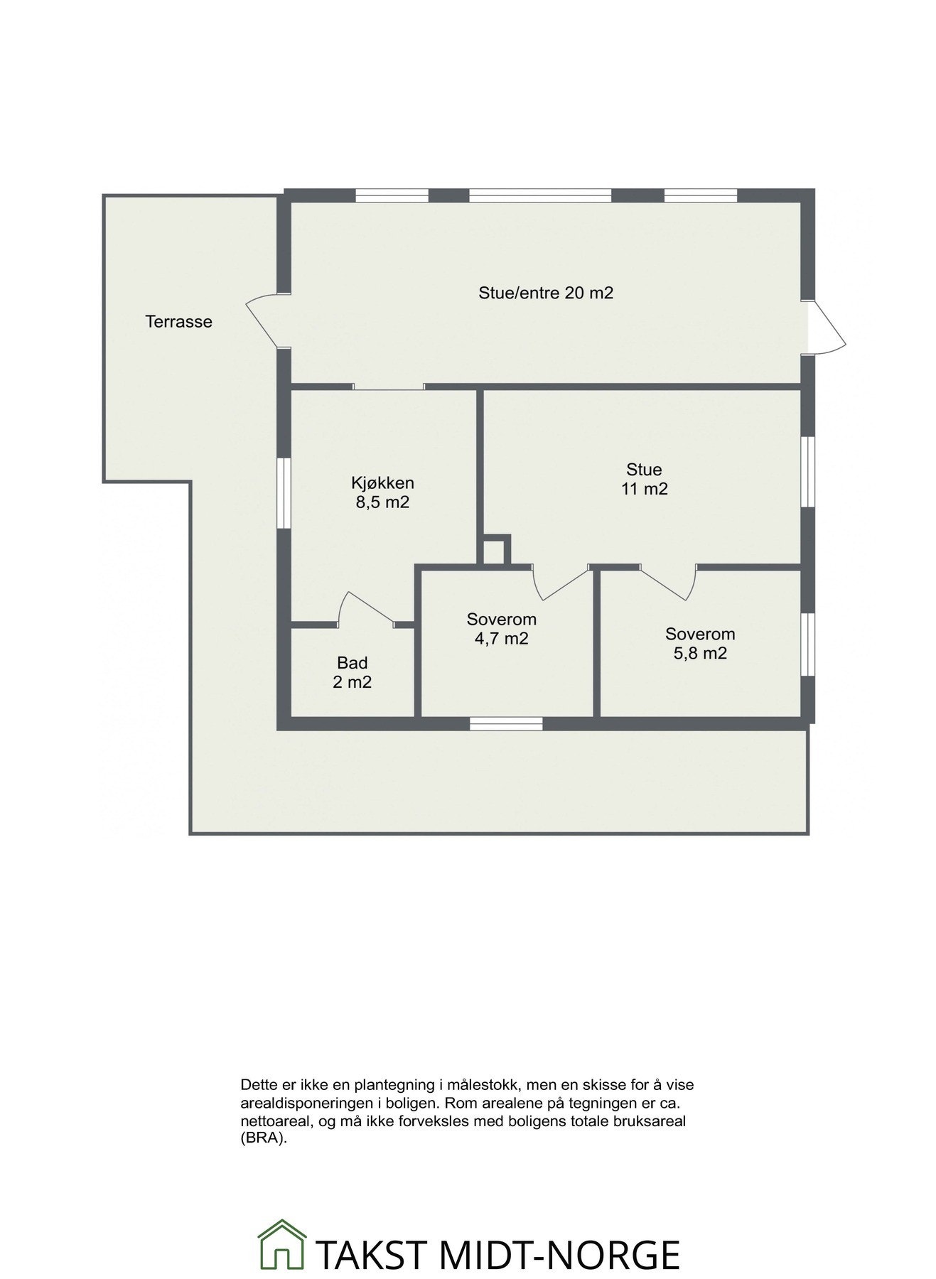 Planskisse Galleribilde