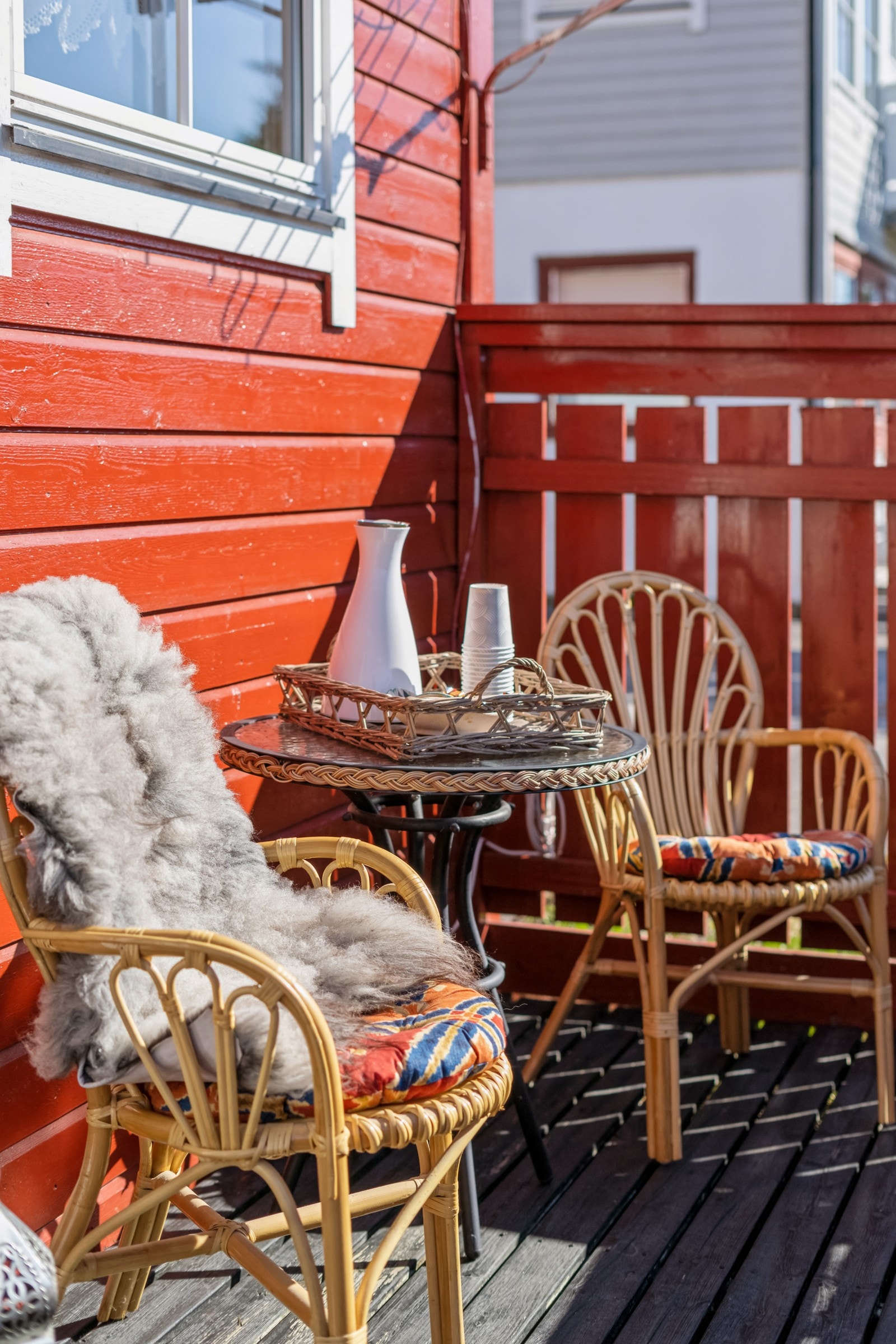 Terrassen er sørvent og solrik. Galleribilde