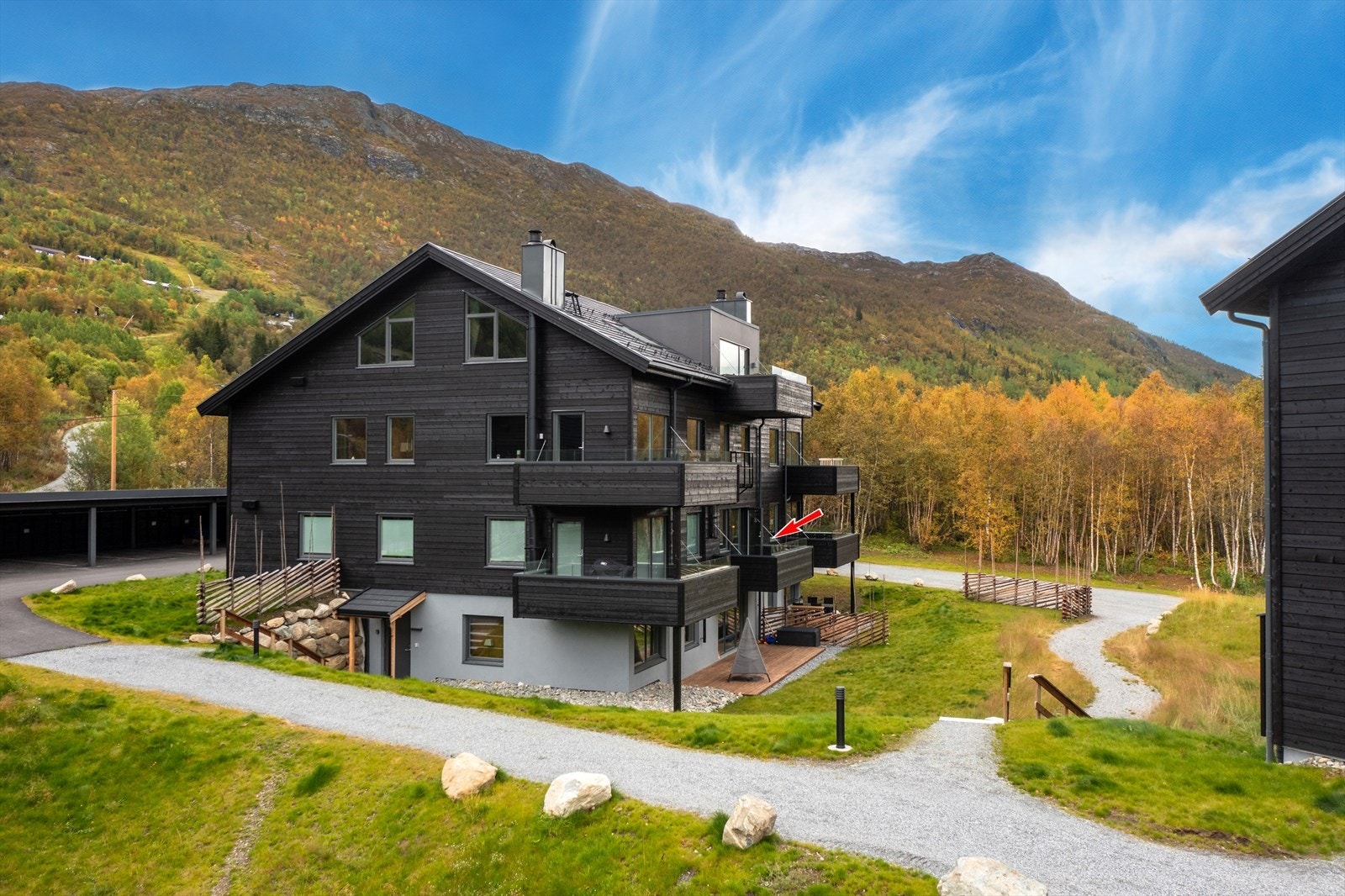 Pent opparbeidet fellesareal. Galleribilde