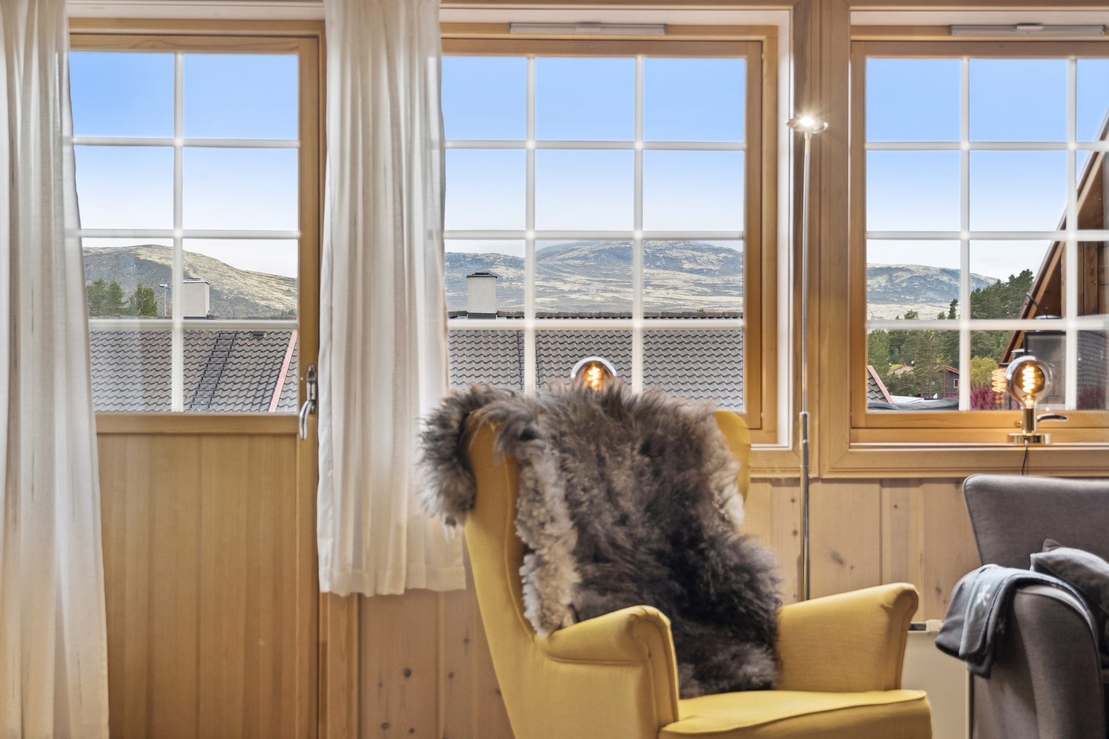 Stue og utsikt Galleribilde
