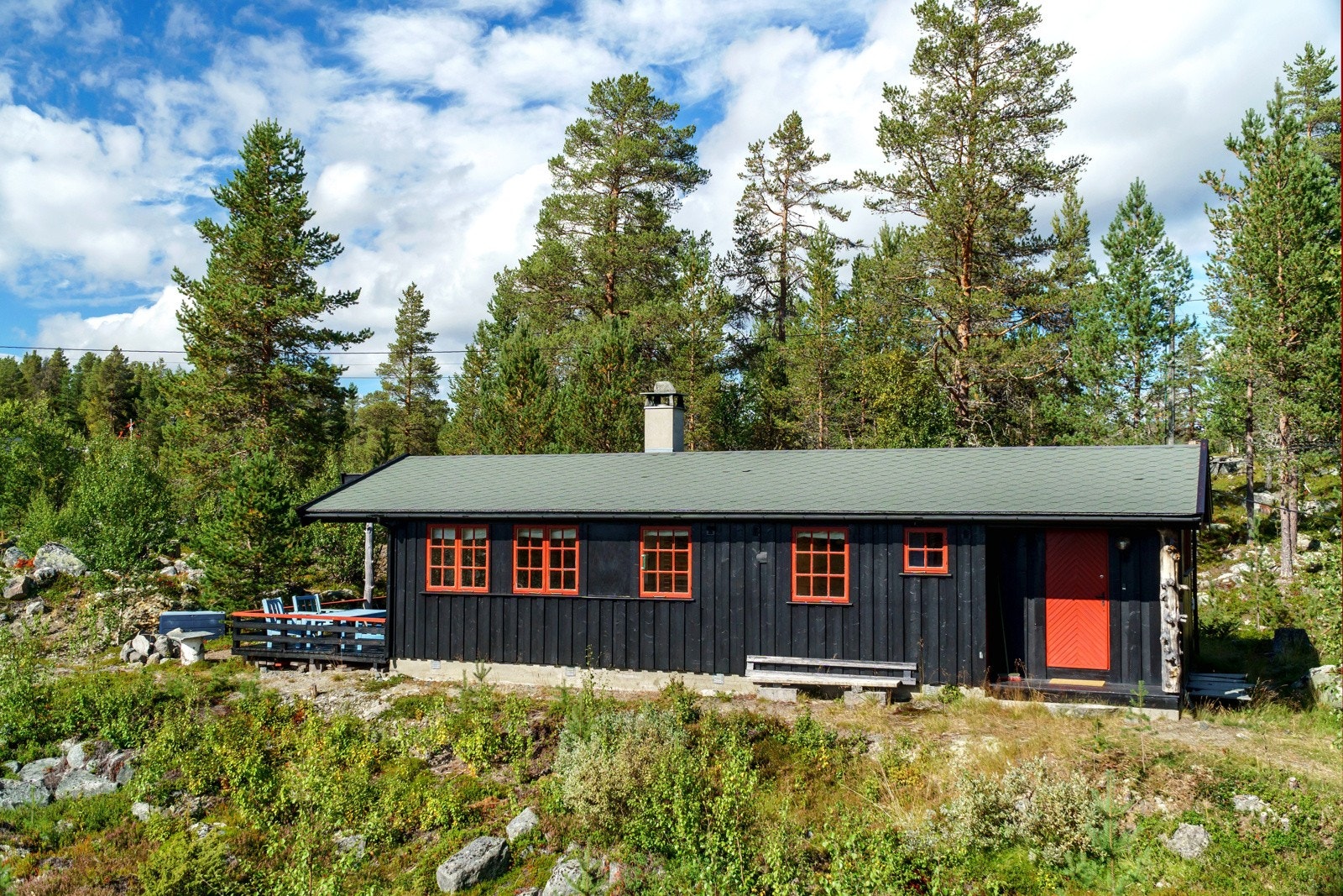 Her kan du spenne på deg skiene rett i hytteveggen og begi deg ut på et veletablert løypenett både sørover mot Langedrag og Hallingnatten, og nordover mot Såtenatten, Dyna og Myking-området. Galleribilde