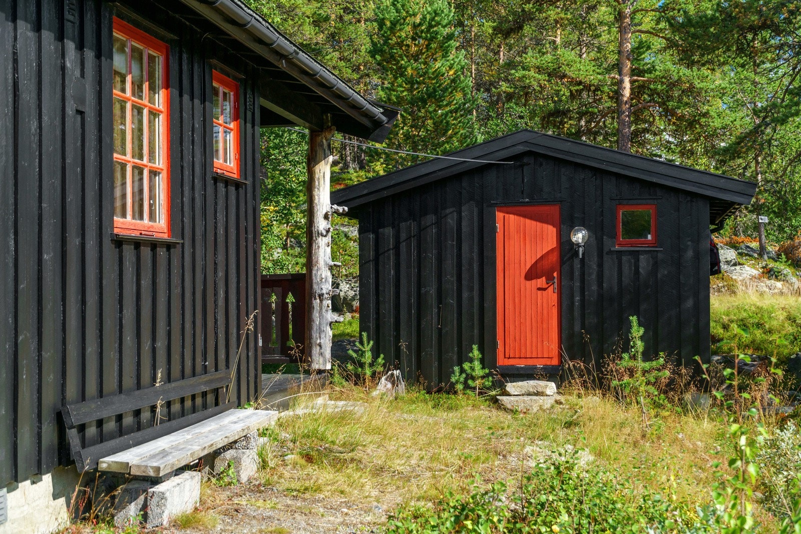 Uthus: Bod og utedo. Galleribilde