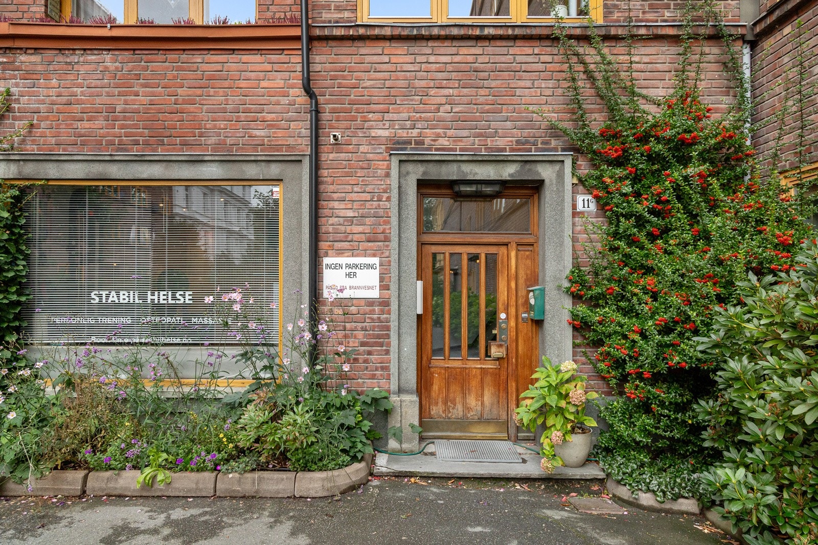 Hyggelig inngangparti. Galleribilde