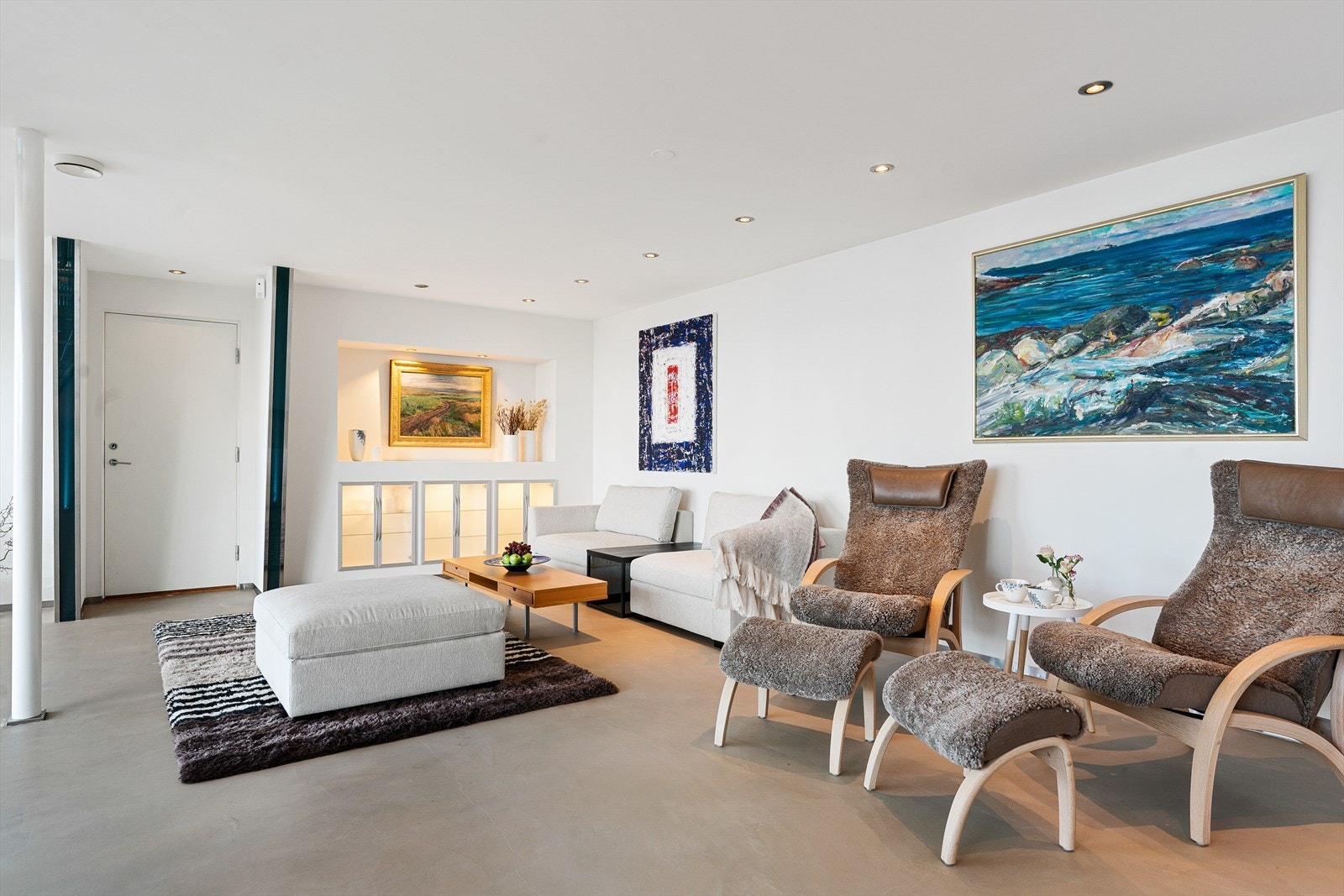 Her er det også en mer tilbaketrukket lesekrok Galleribilde