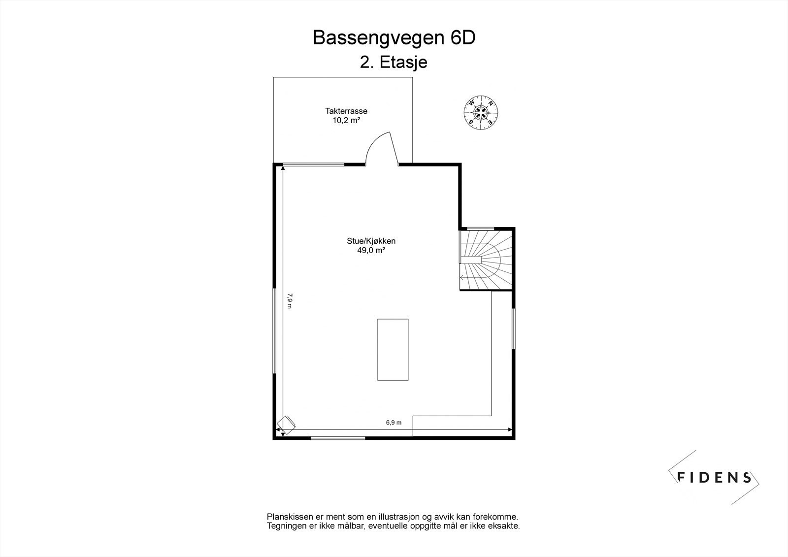- Plantegning 2. etasje - Galleribilde