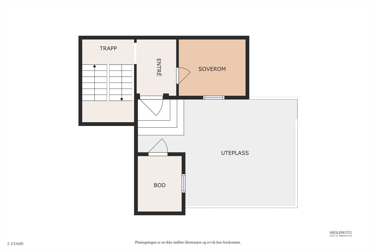 Plantegning av halvplan. Galleribilde