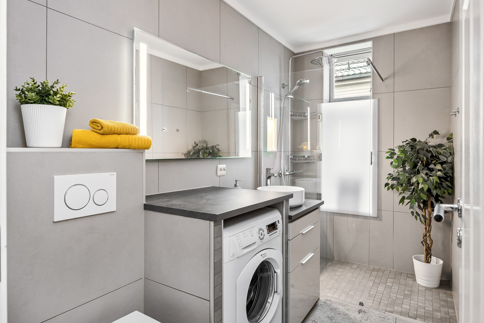 Flott bad som er nyoppusset i 2018. Galleribilde