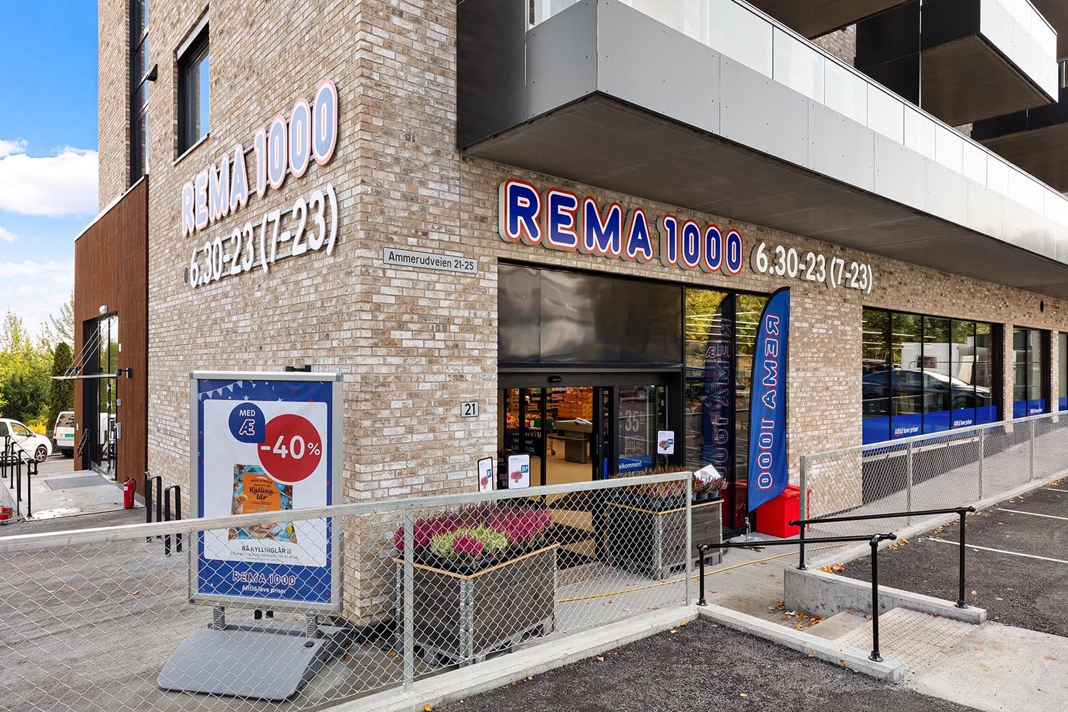 Rema1000 har åpnet i nabobygget Galleribilde