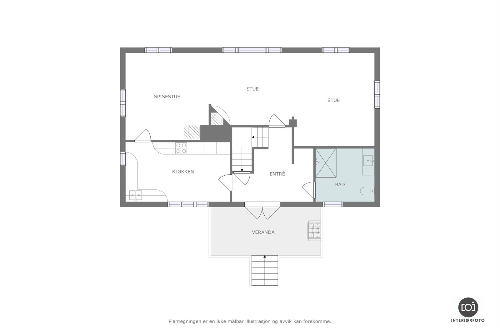 Plantegning Galleribilde