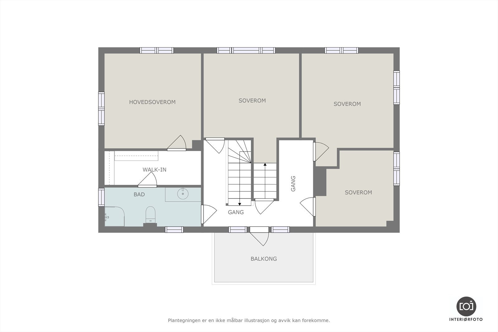 Plantegning Galleribilde