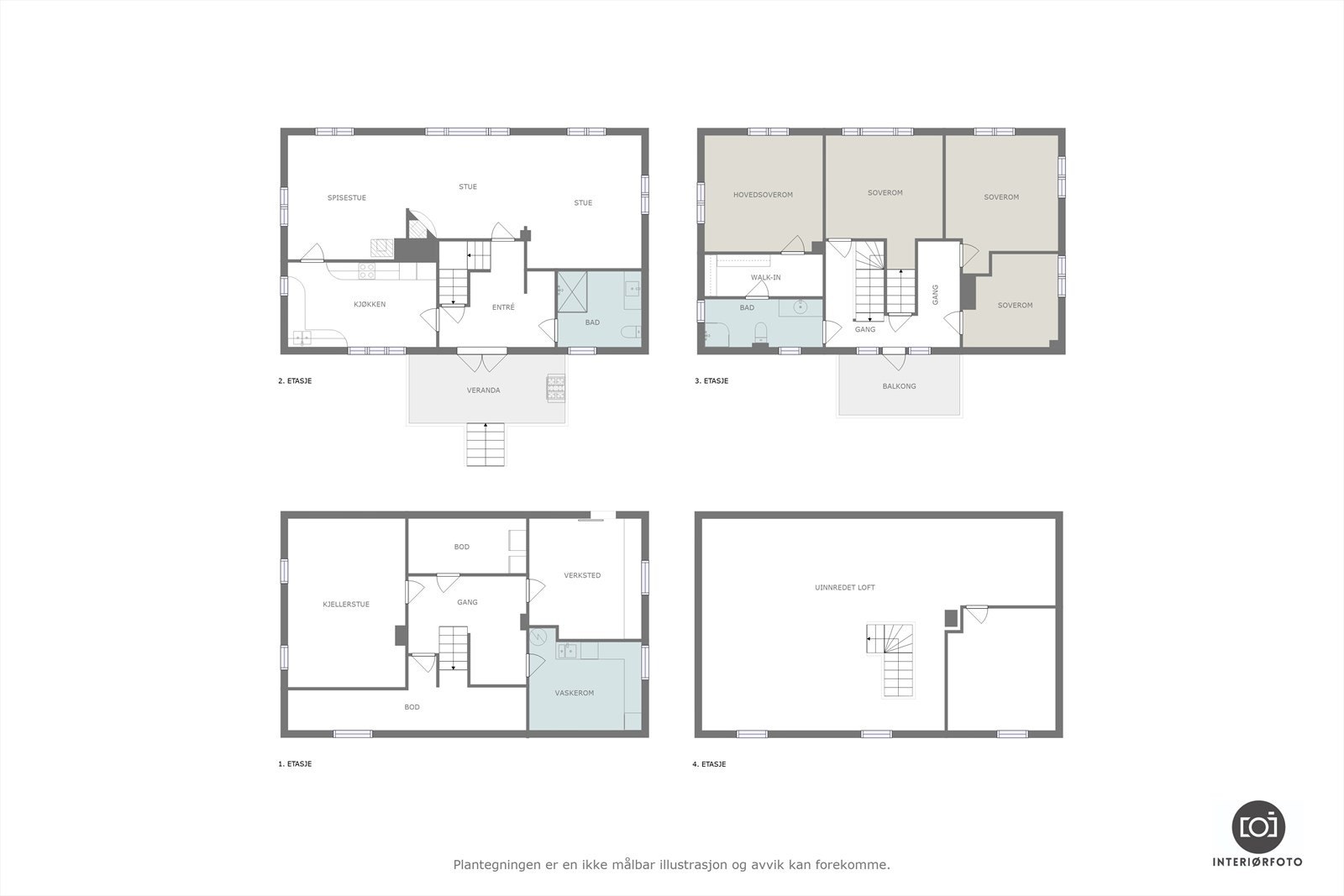 Plantegning Galleribilde