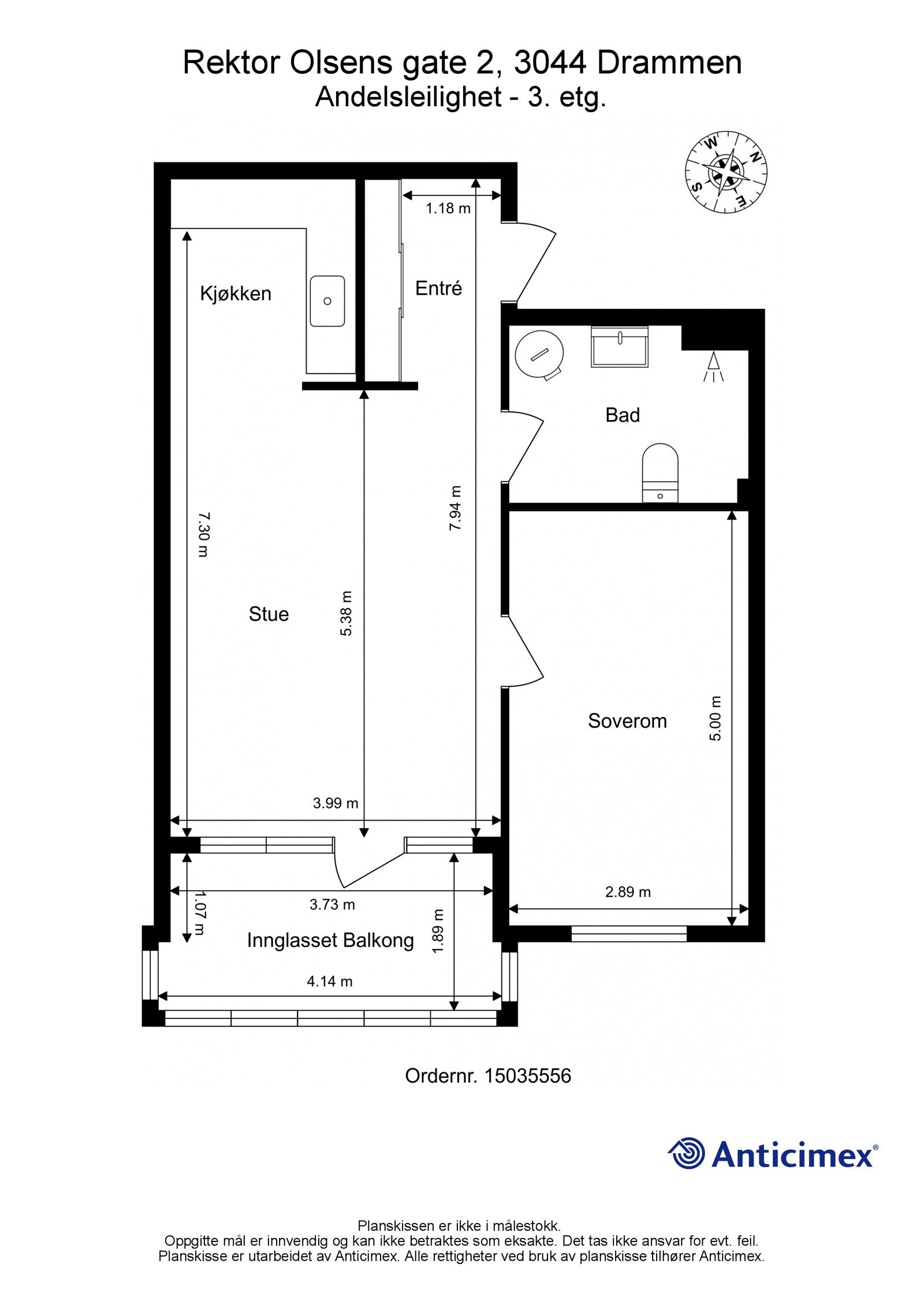 Plantegning Galleribilde