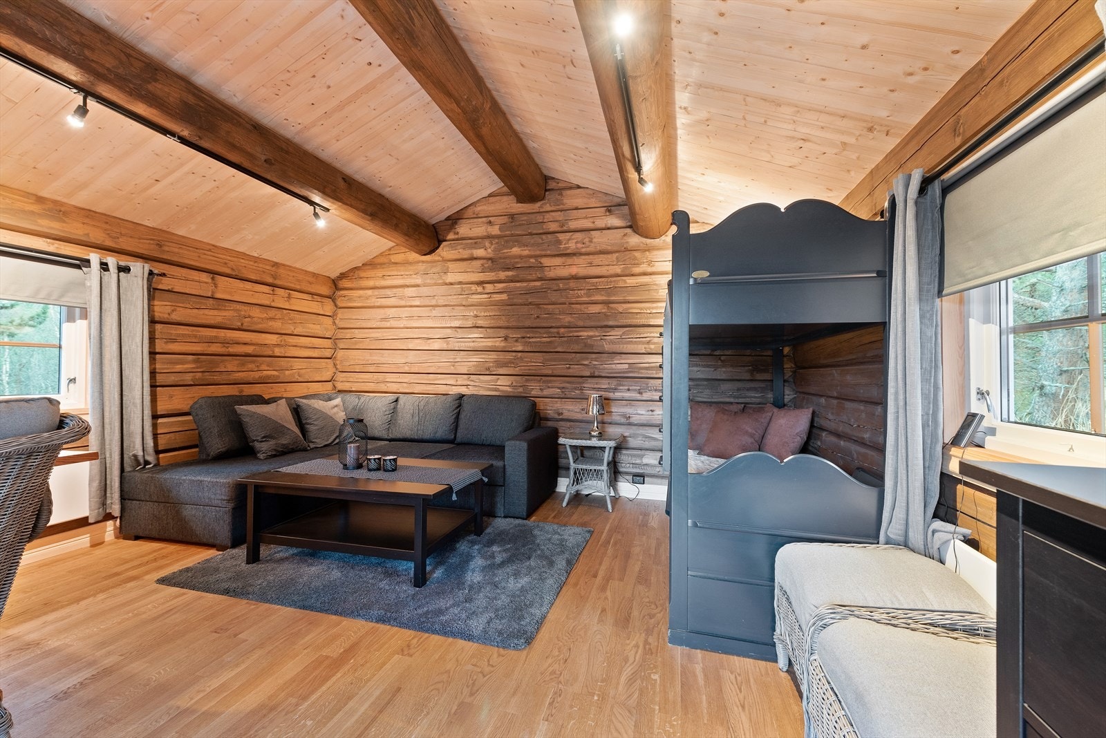 Annekset er på drøye 20 m², og oppvarmes elektrisk Galleribilde