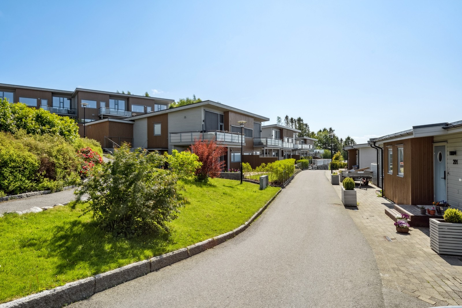 Flotte utearealer i sameiet. Galleribilde