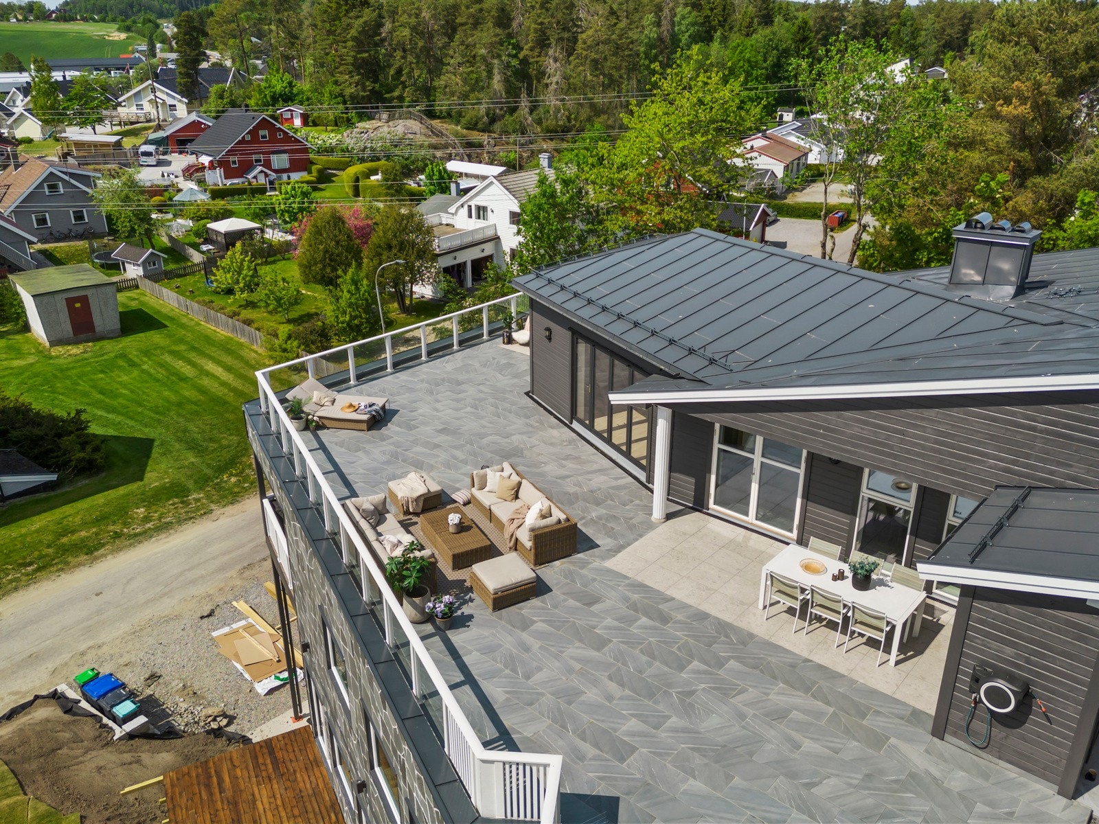 Dronebilde. Galleribilde