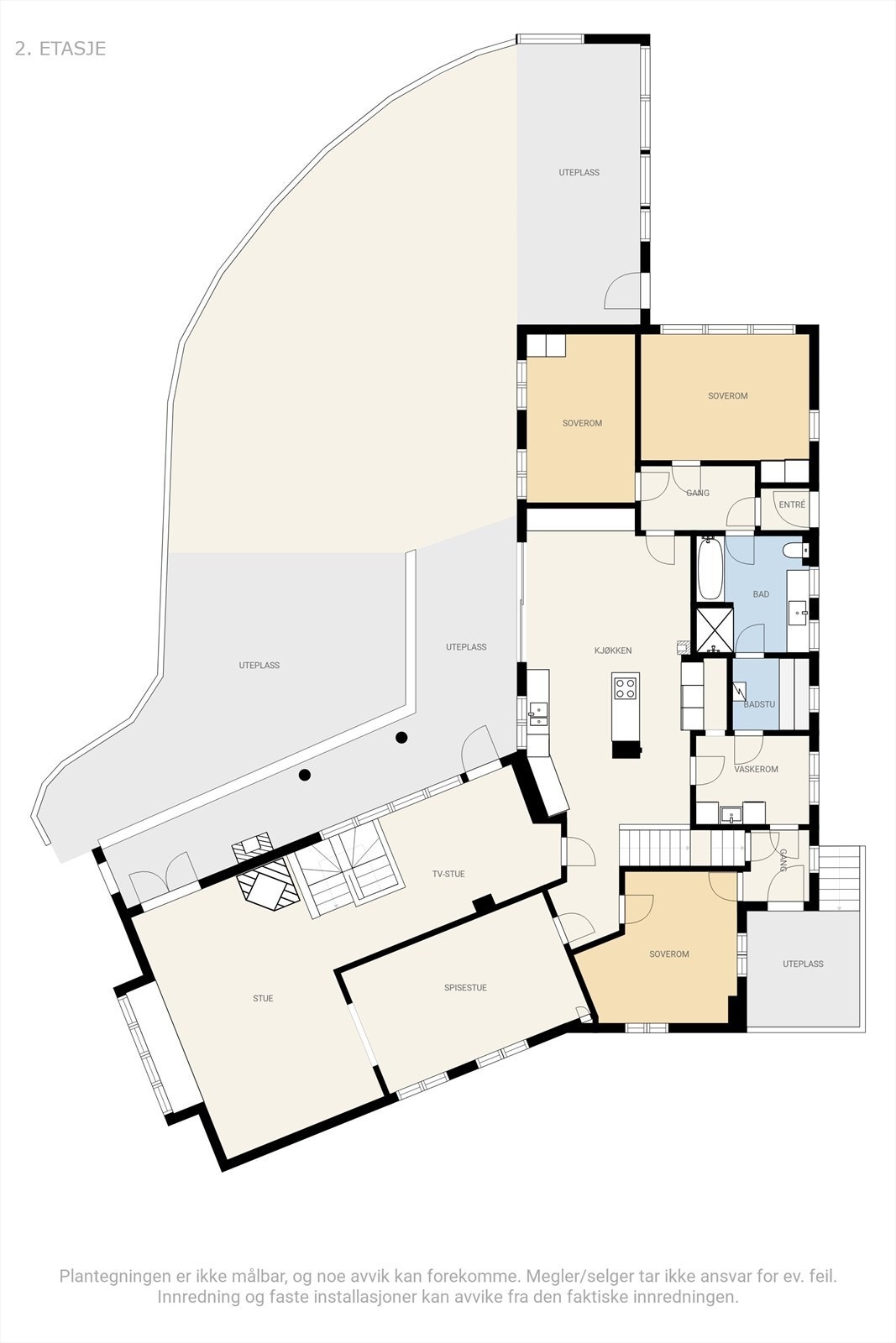 Plantegning Galleribilde