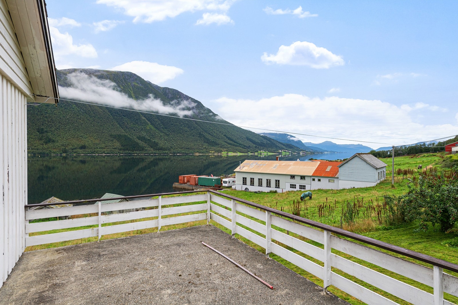 Det er flott utsikt fra eiendommen Galleribilde