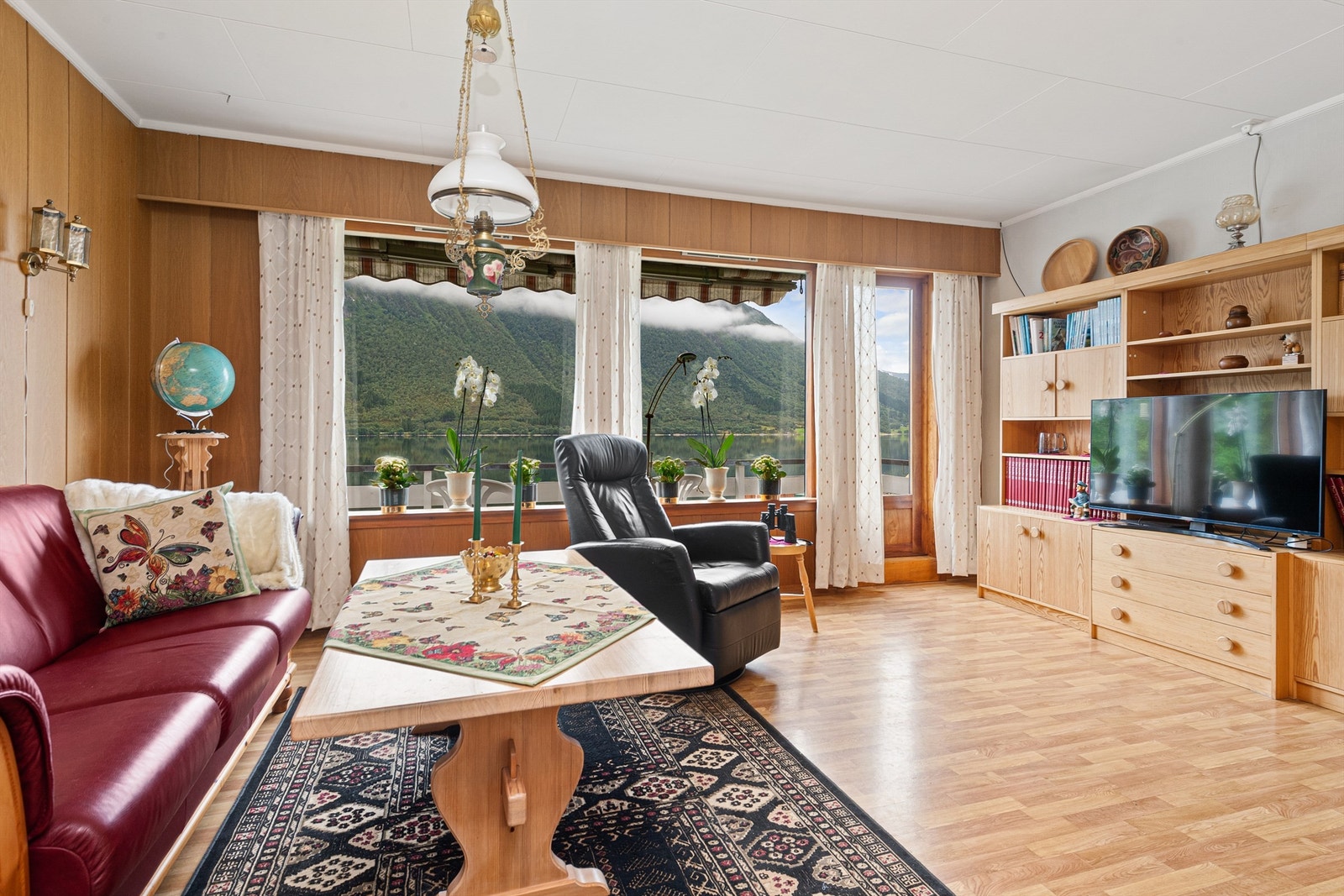 Flott utsikt fra sofakroken Galleribilde