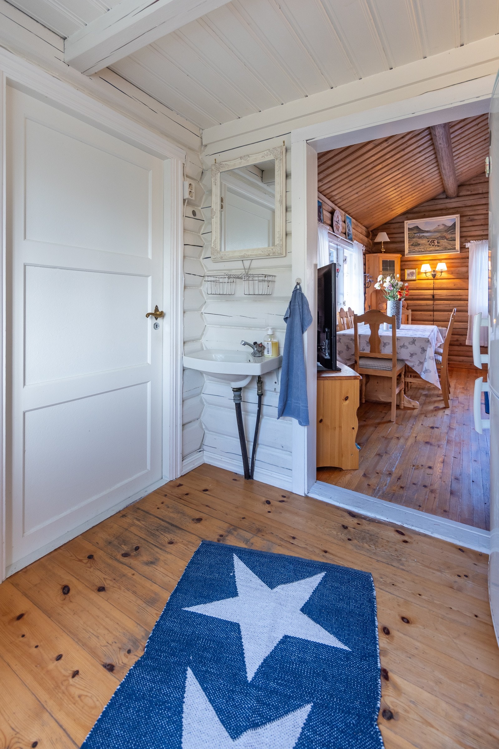 Enkel servant med kaldtvann Galleribilde