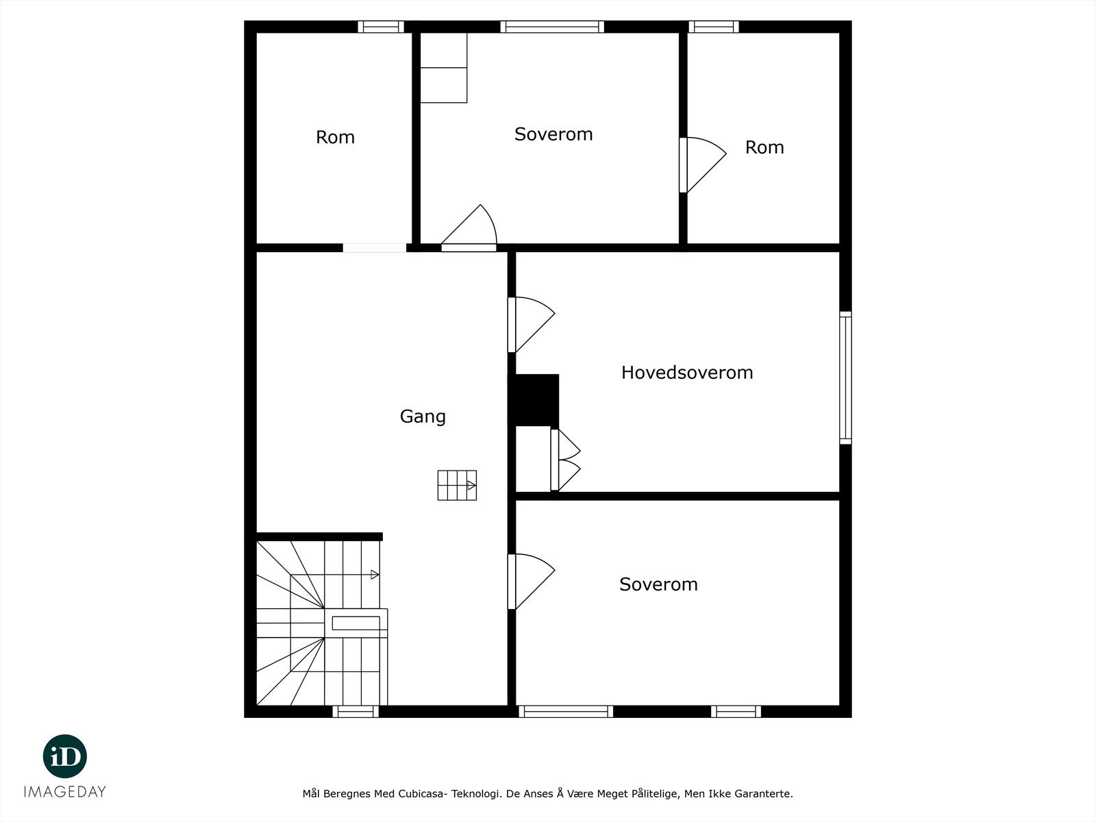 Plantegning loft. Galleribilde