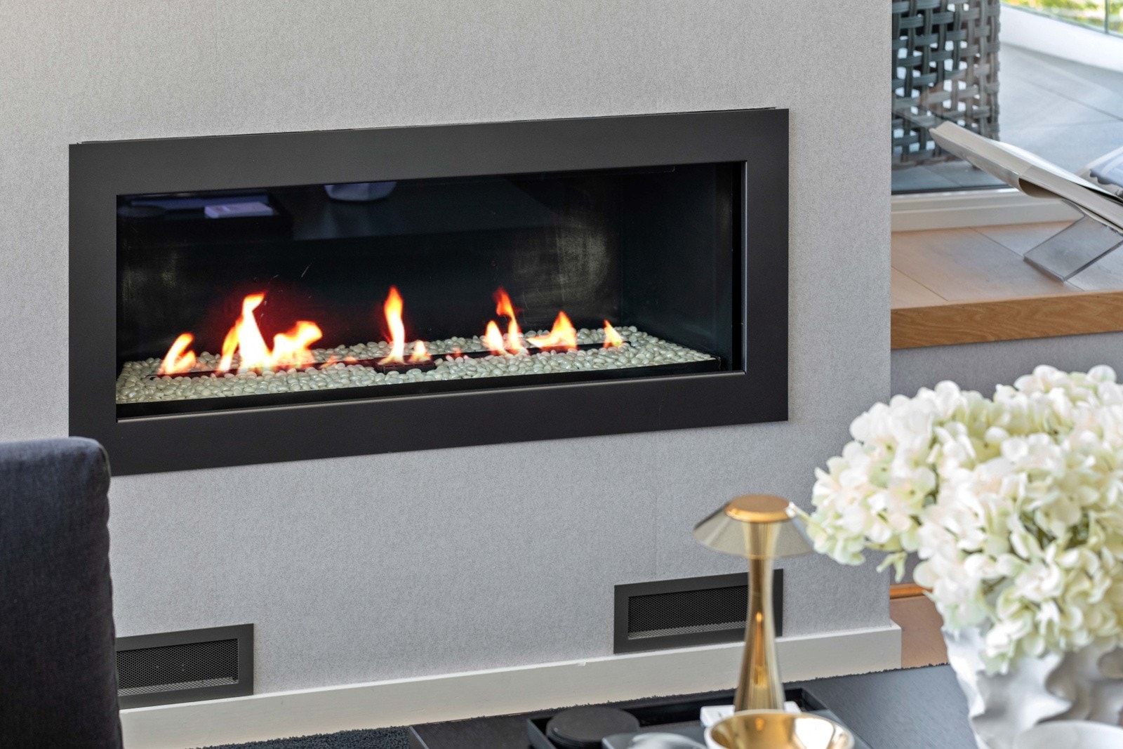 Hyggelig peis Galleribilde