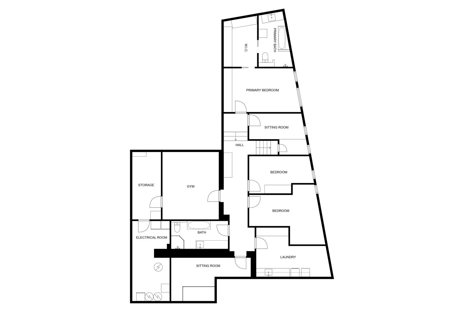 Planteging underetasje Galleribilde