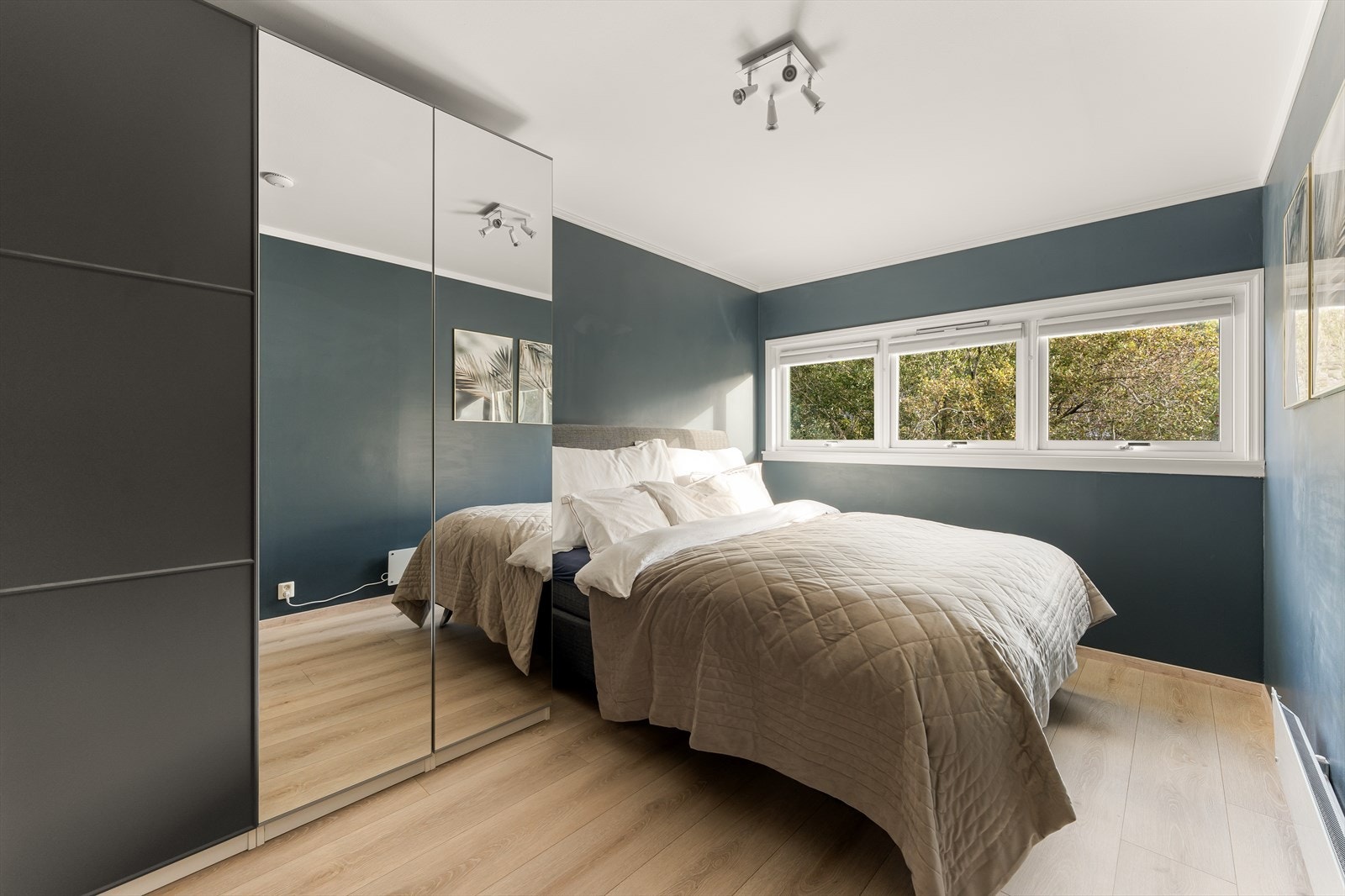 Hovedsoverommet er målt til 12,4m². Galleribilde