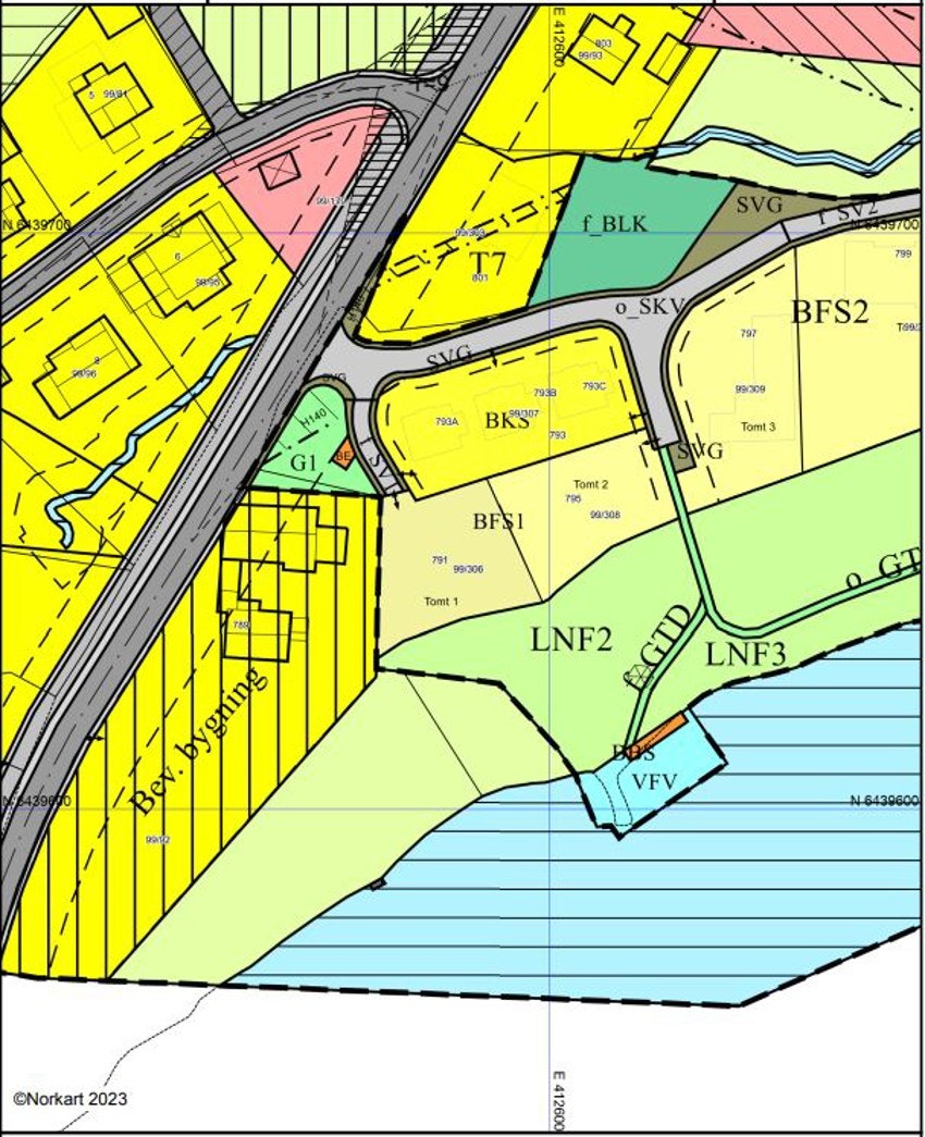 Reguleringskart Galleribilde