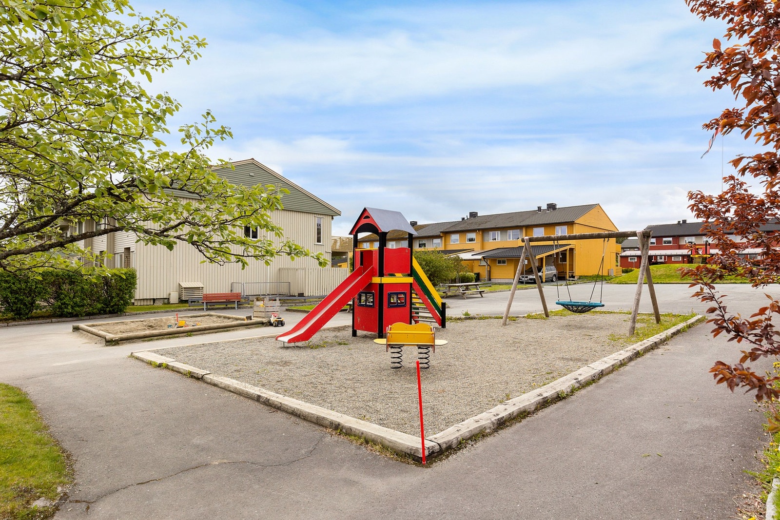 Havsteinflata er et ettertraktet og barnevennlig nabolag med flotte uteområder for både store og små. Galleribilde