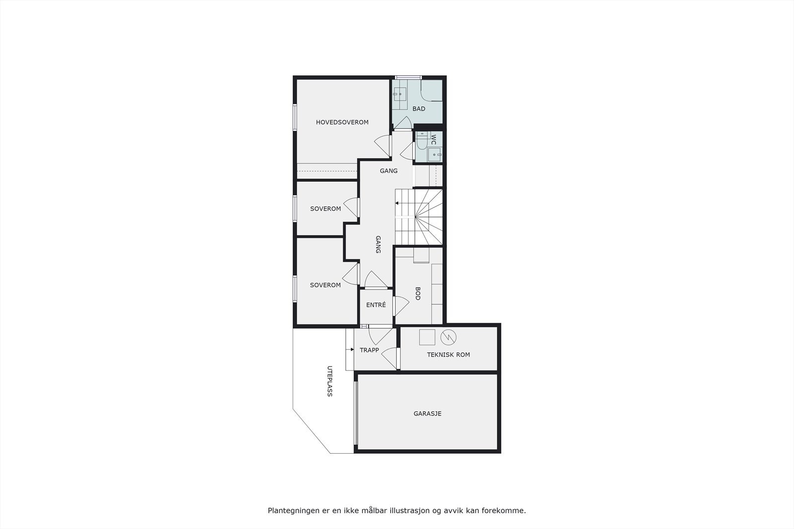 Plantegning Galleribilde
