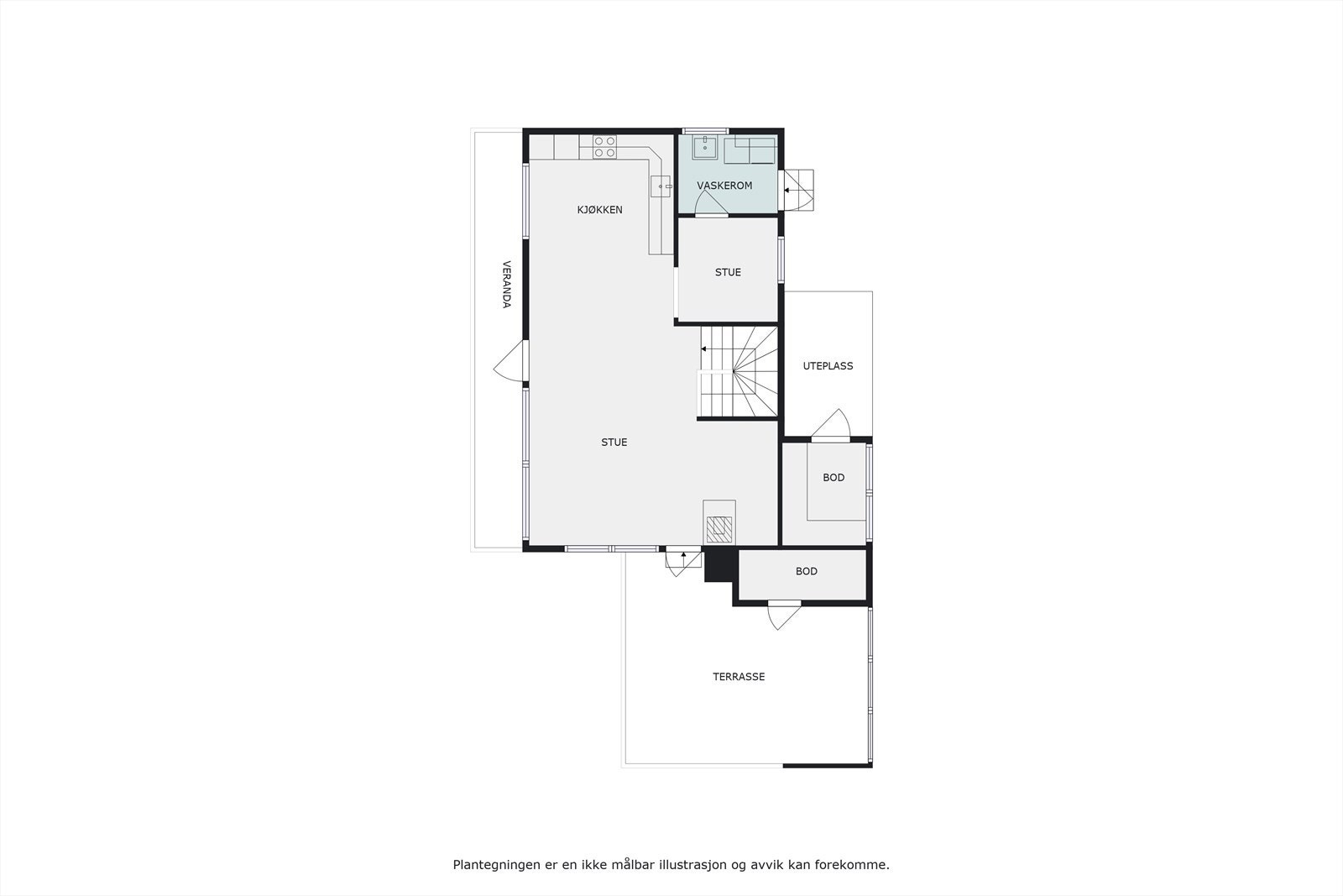 Plantegning Galleribilde