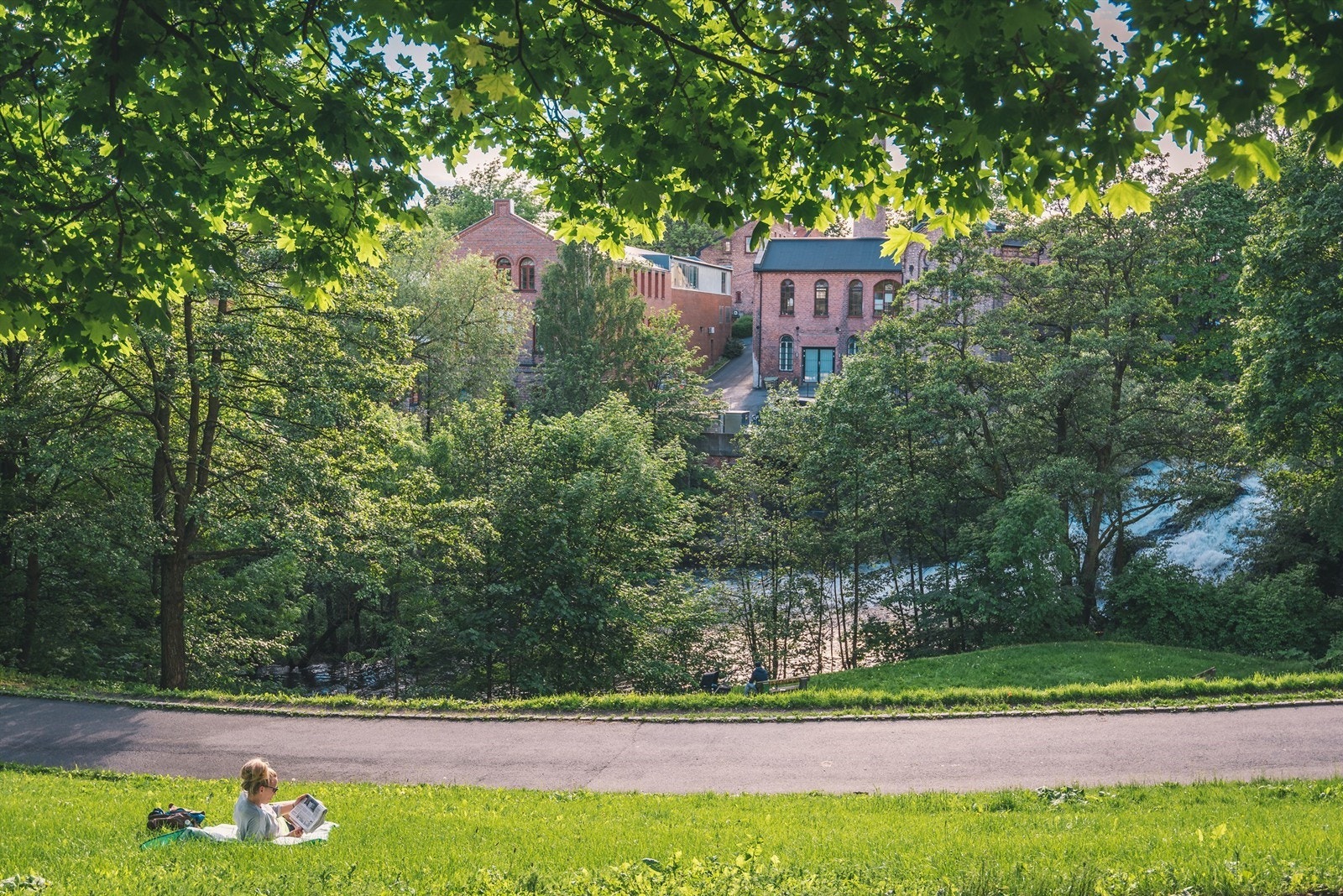 Nærområdet | Det kan være en vanskelig avgjørelse å velge hvilken park du skal rusle til. Pakk med deg godboka, et teppe og kanskje noen jordbær, og la Iladalen park, Myraløkka eller Torshovparken senke tempoet og fylle deg med ro. Galleribilde