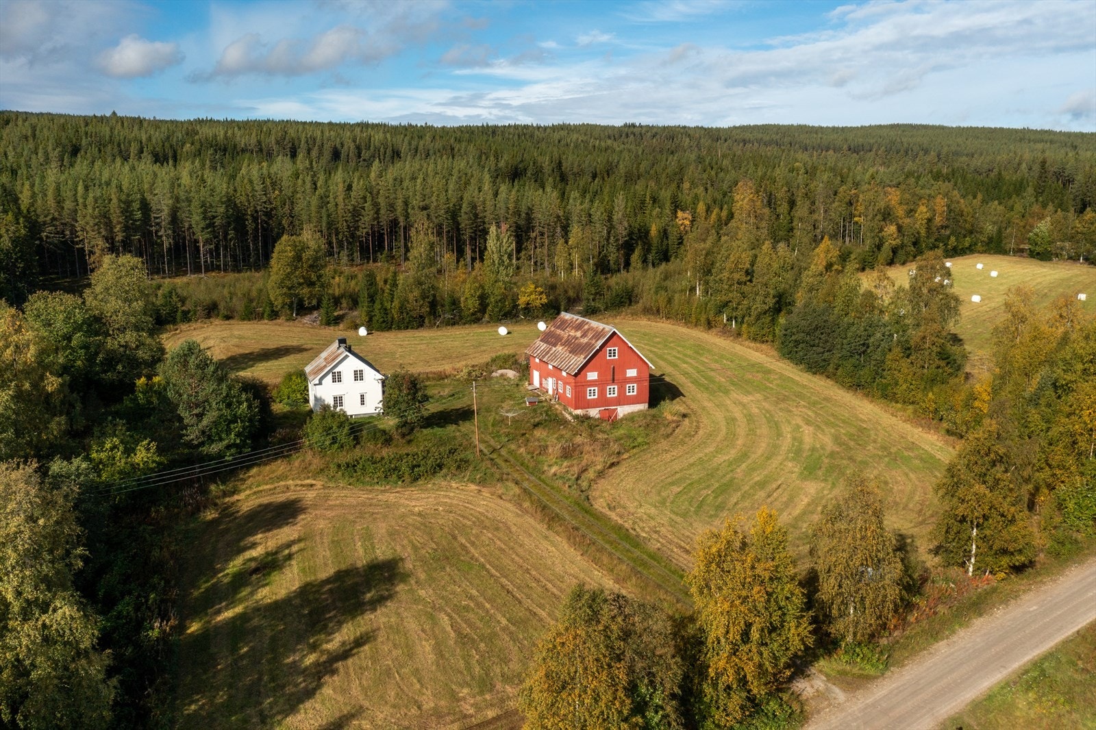 Enkel adkomst til eiendommen fra Moraveien. Galleribilde