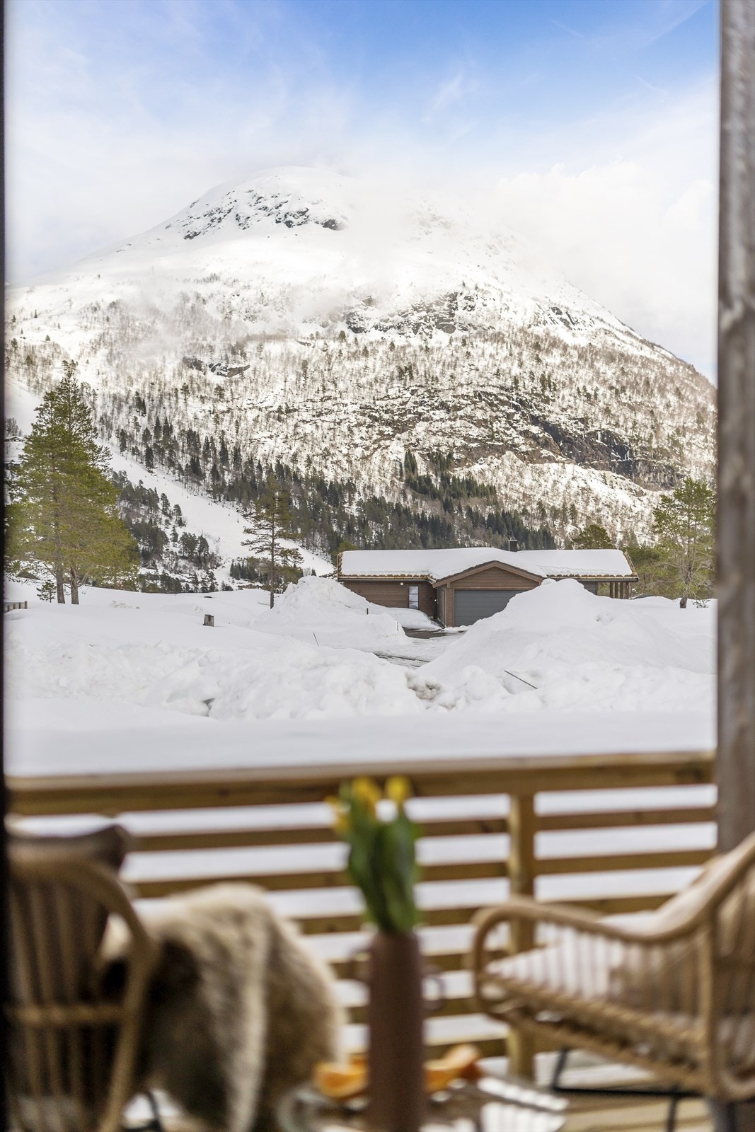 Her kan du også følgje med på aktiviteten i skitrekket. Galleribilde